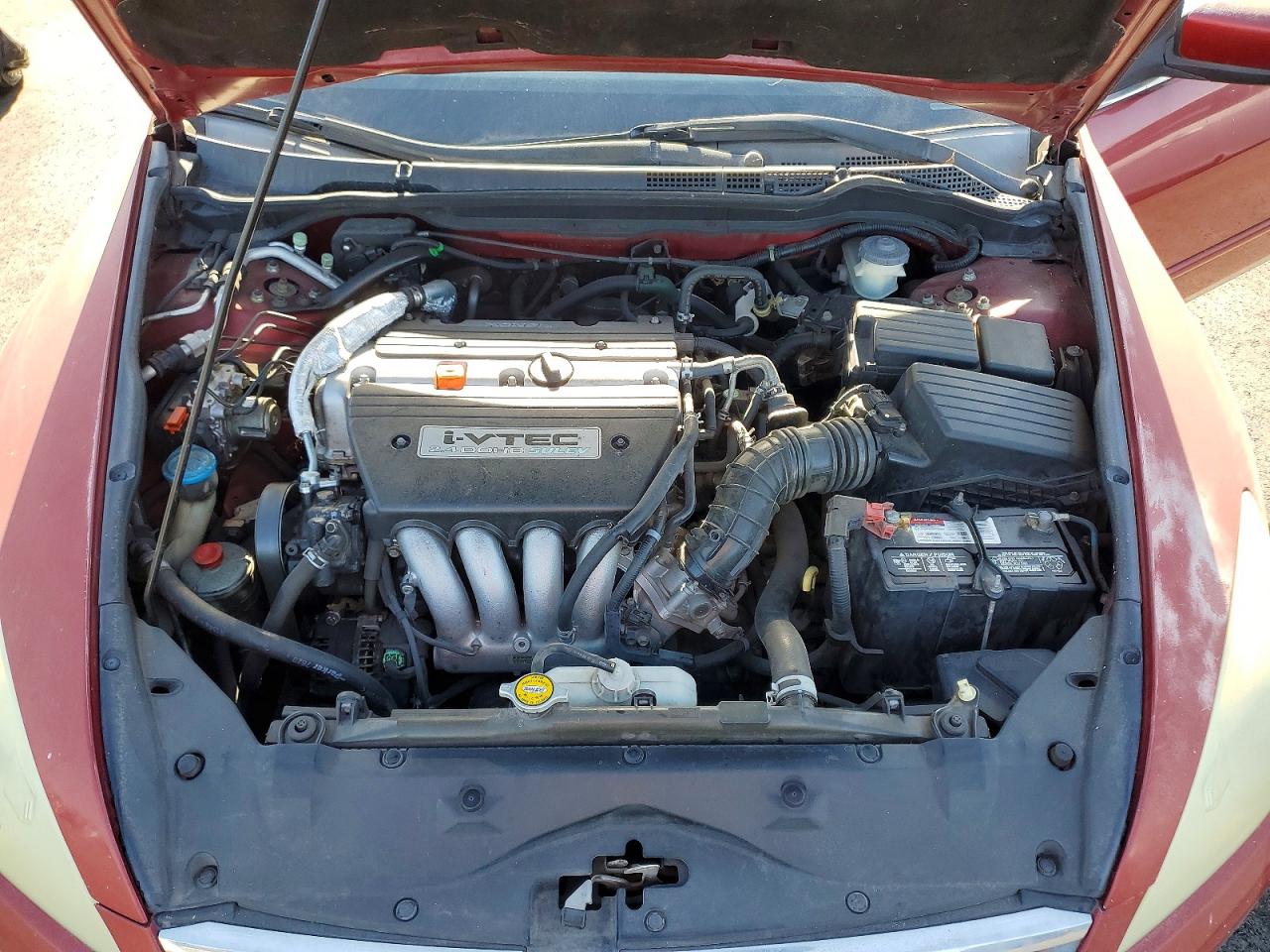 2007 Honda Accord Se Red vin: 1HGCM56347A071093