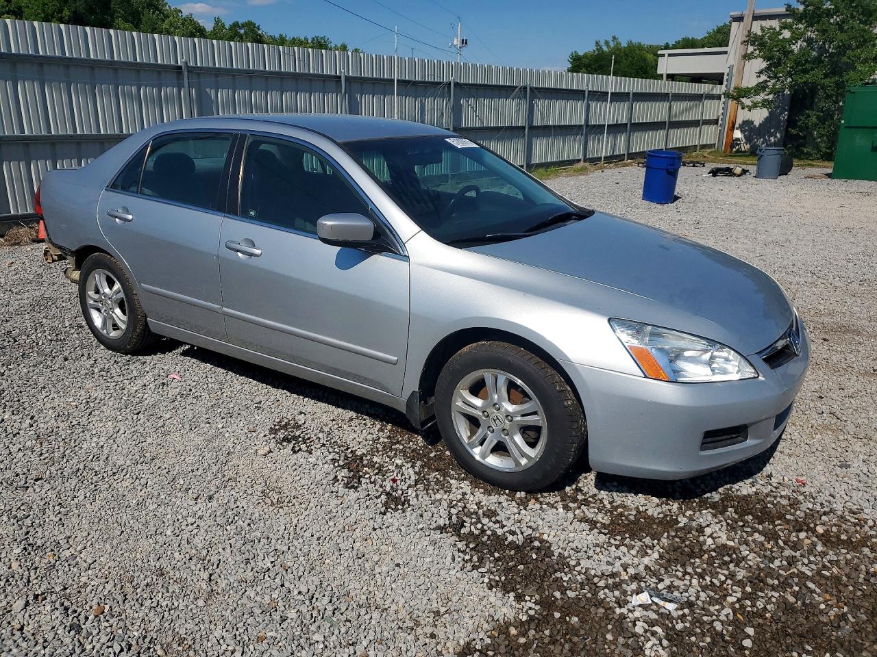 2007 Honda Accord Se Silver vin: 1HGCM56347A085012