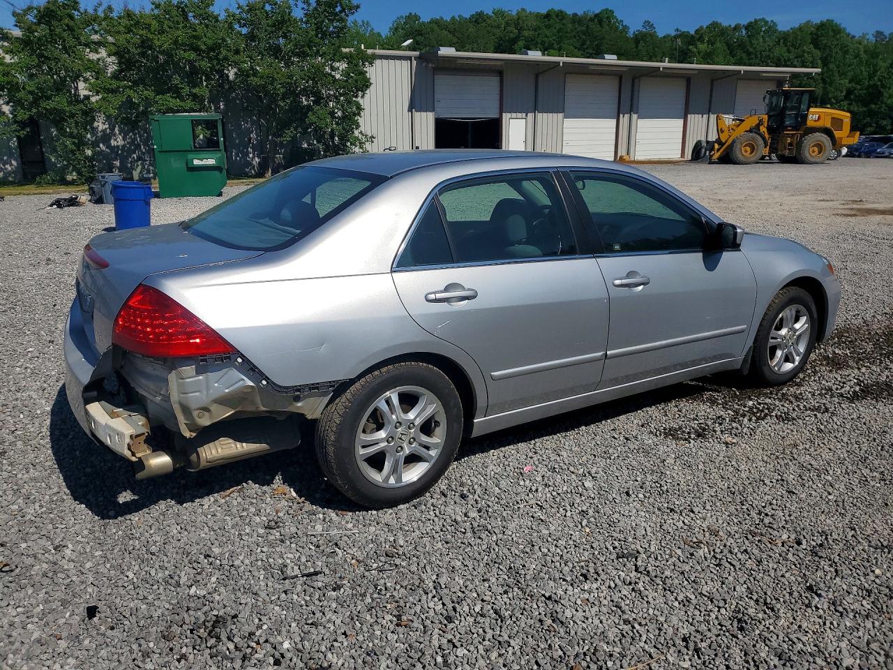 2007 Honda Accord Se Silver vin: 1HGCM56347A085012