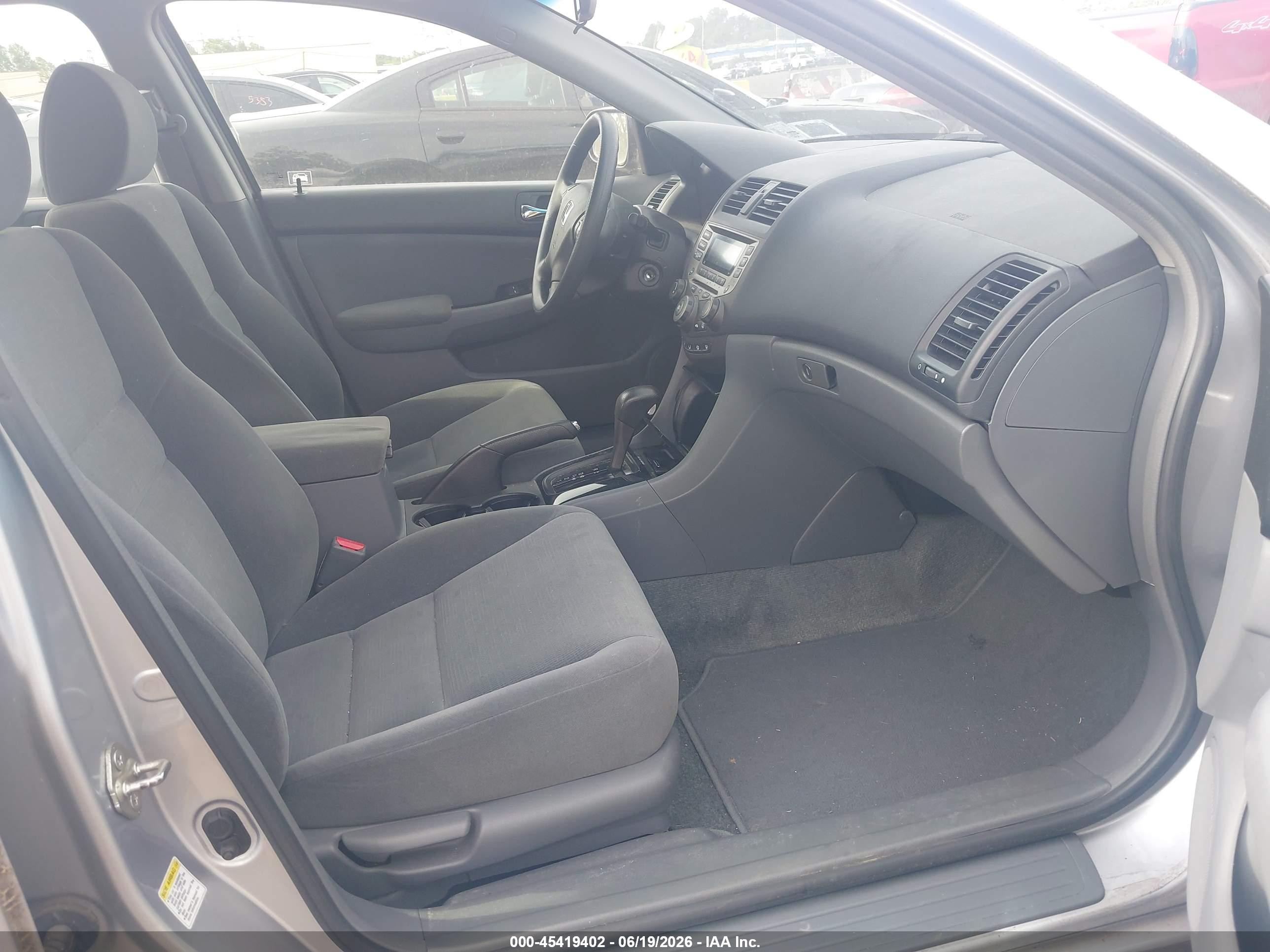 2007 Honda Accord 2.4 Se Gray vin: 1HGCM56347A141837