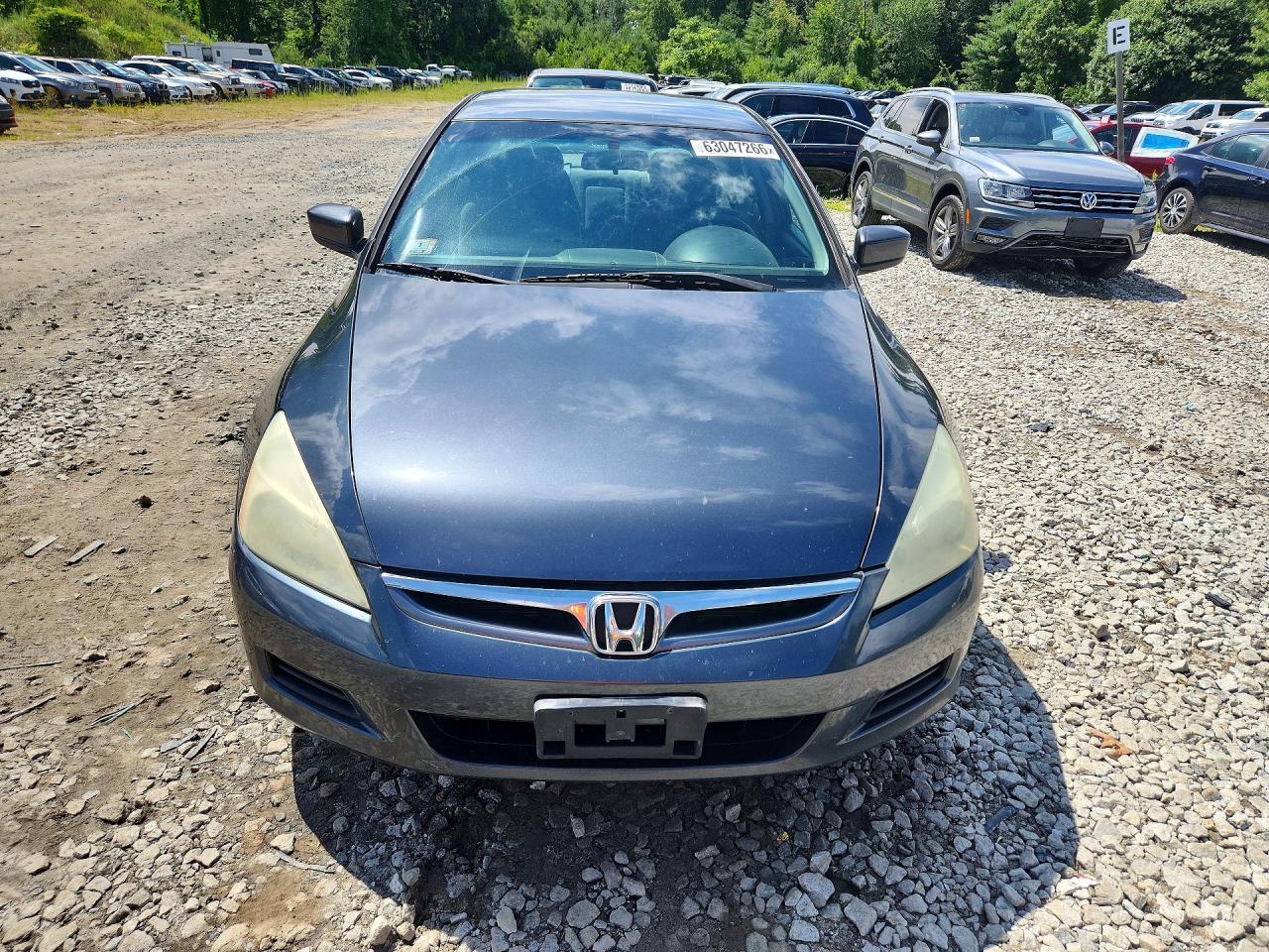 2007 Honda Accord Se Gray vin: 1HGCM56347A220246
