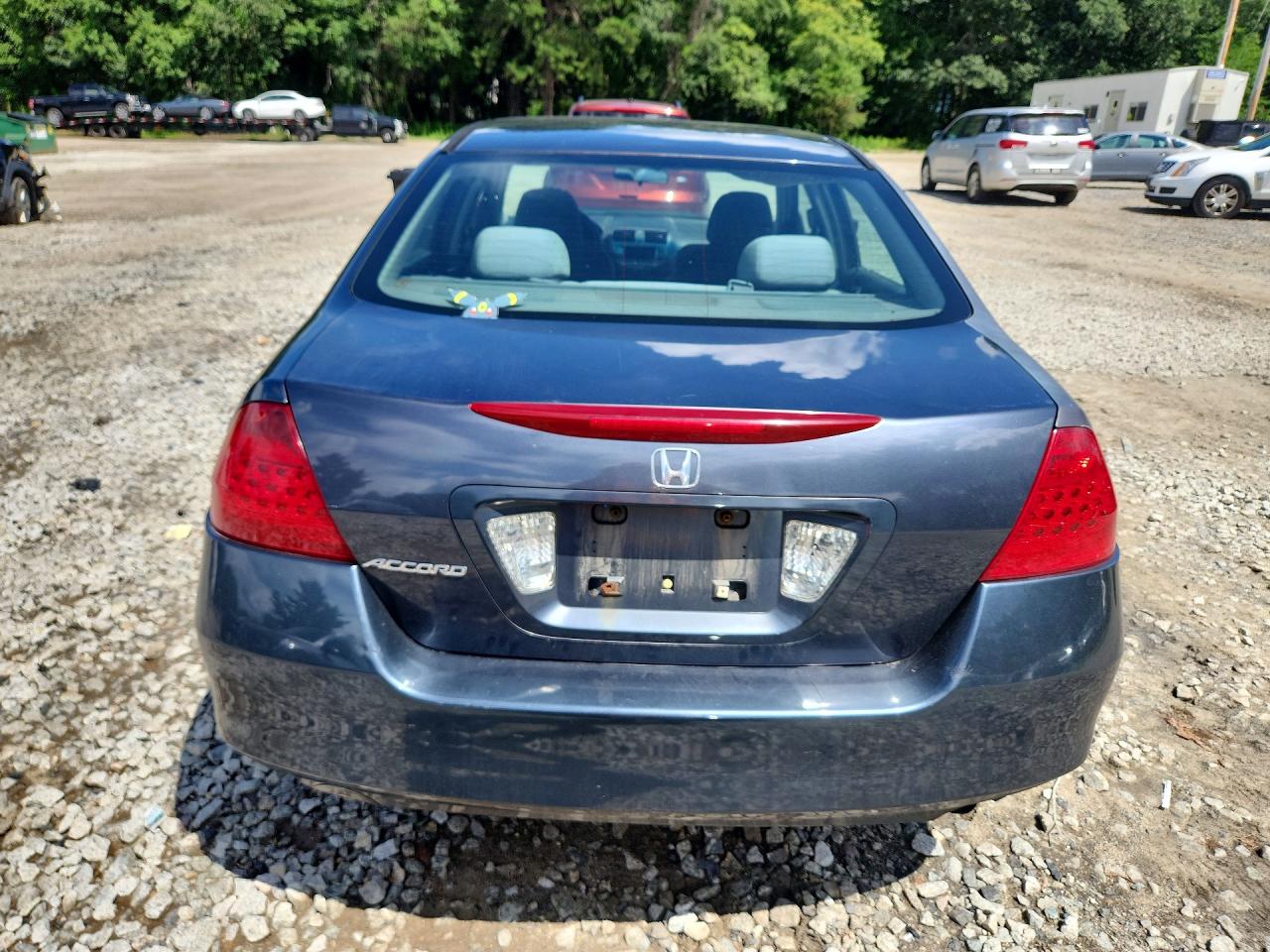 2007 Honda Accord Se Gray vin: 1HGCM56347A220246