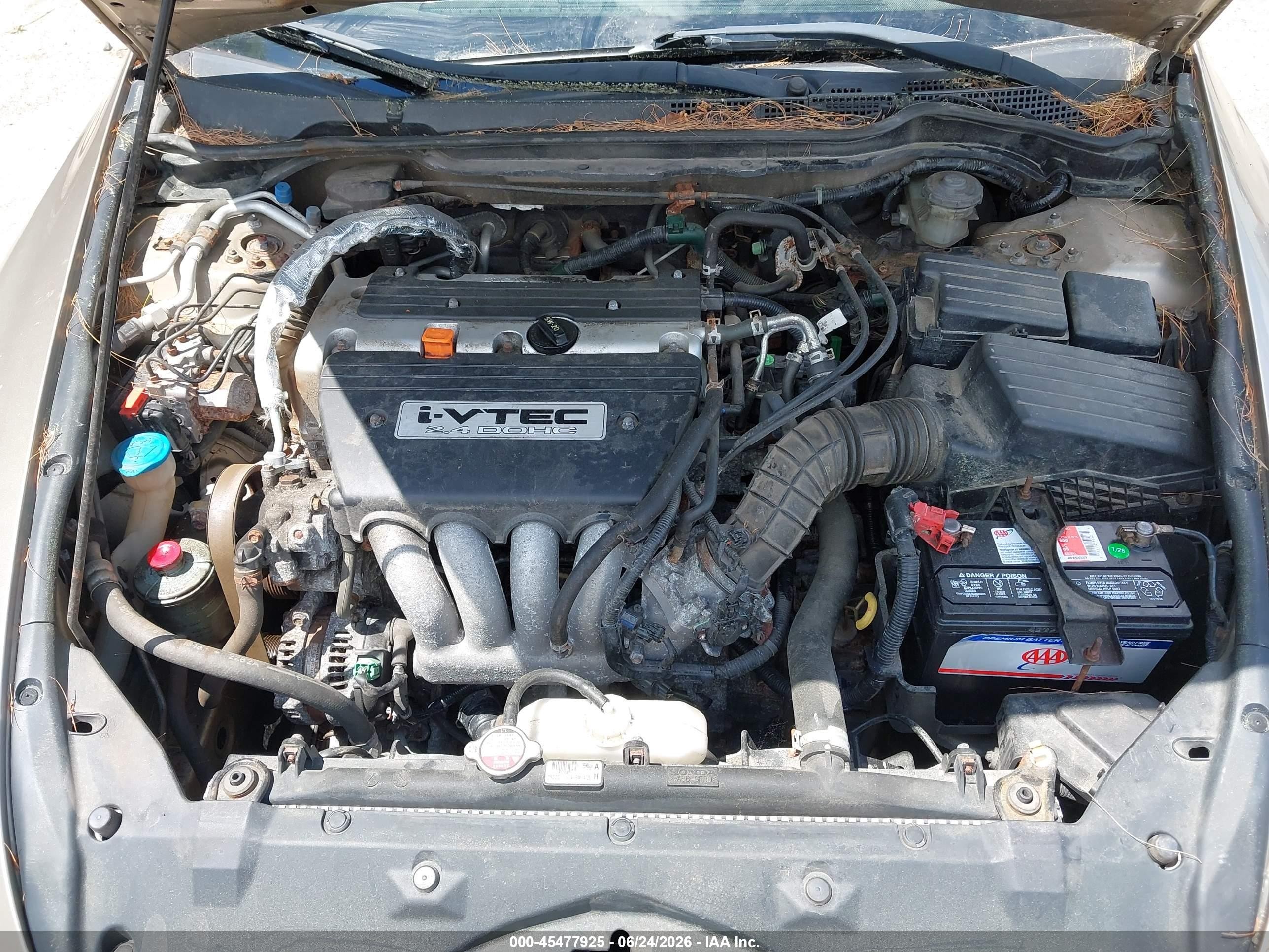 2003 Honda Accord Sdn Lx Gold vin: 1HGCM56353A007980