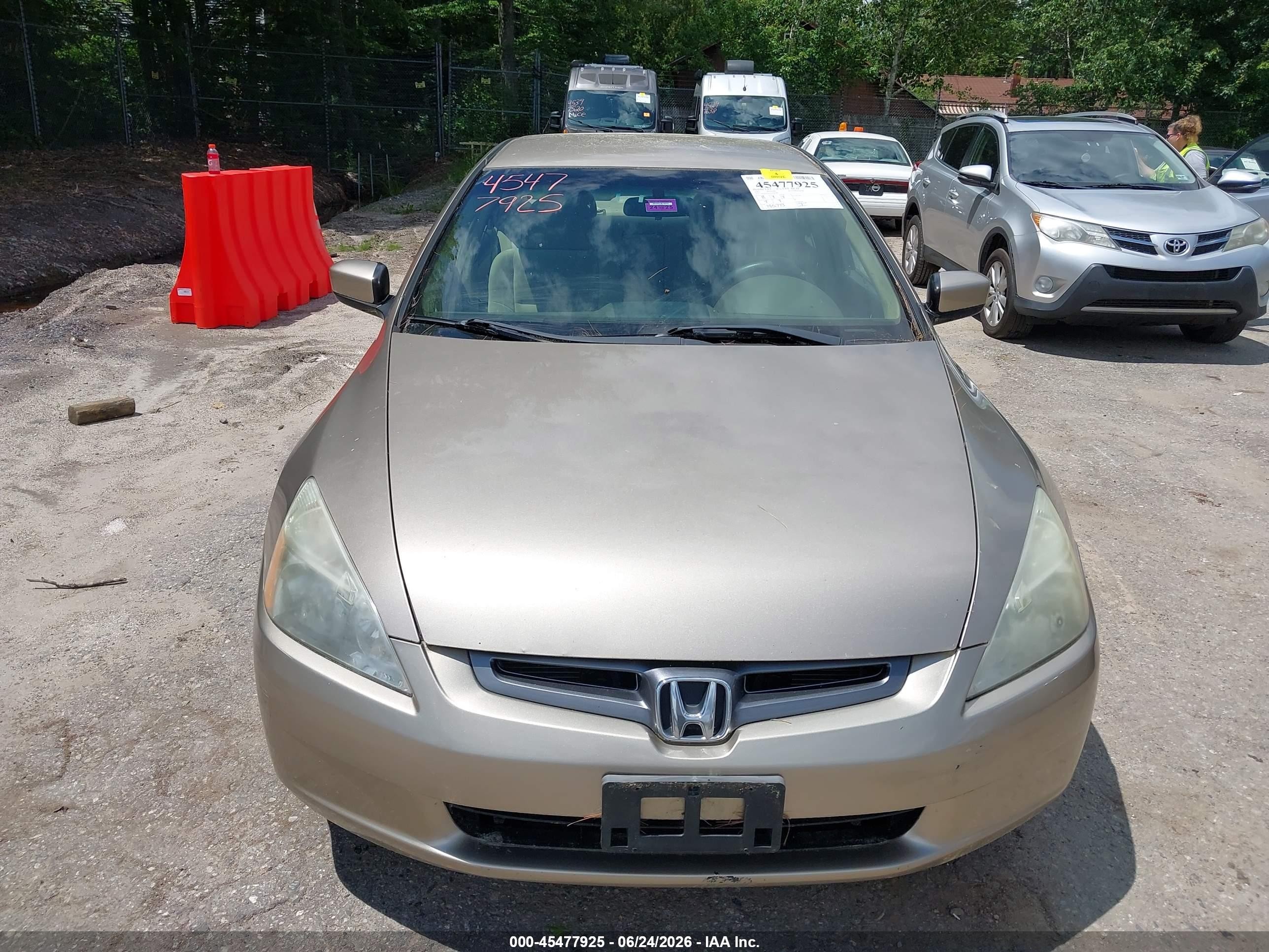 2003 Honda Accord Sdn Lx Gold vin: 1HGCM56353A007980