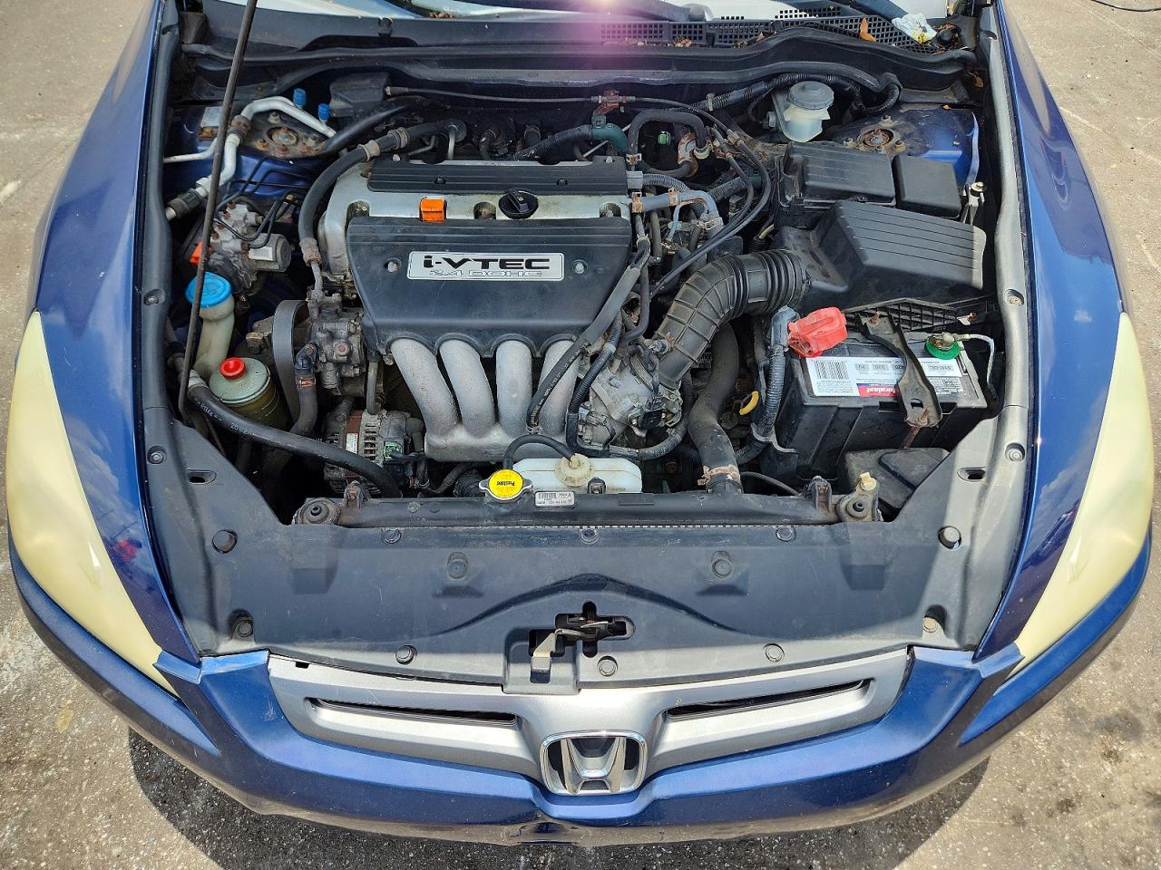 2003 Honda Accord Lx Blue vin: 1HGCM56353A028571