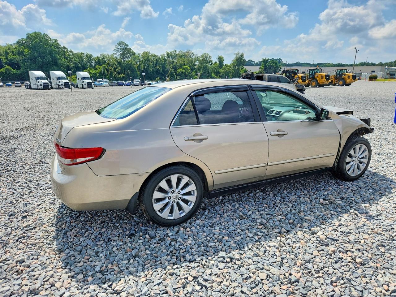 2003 Honda Accord Lx Tan vin: 1HGCM56353A103236