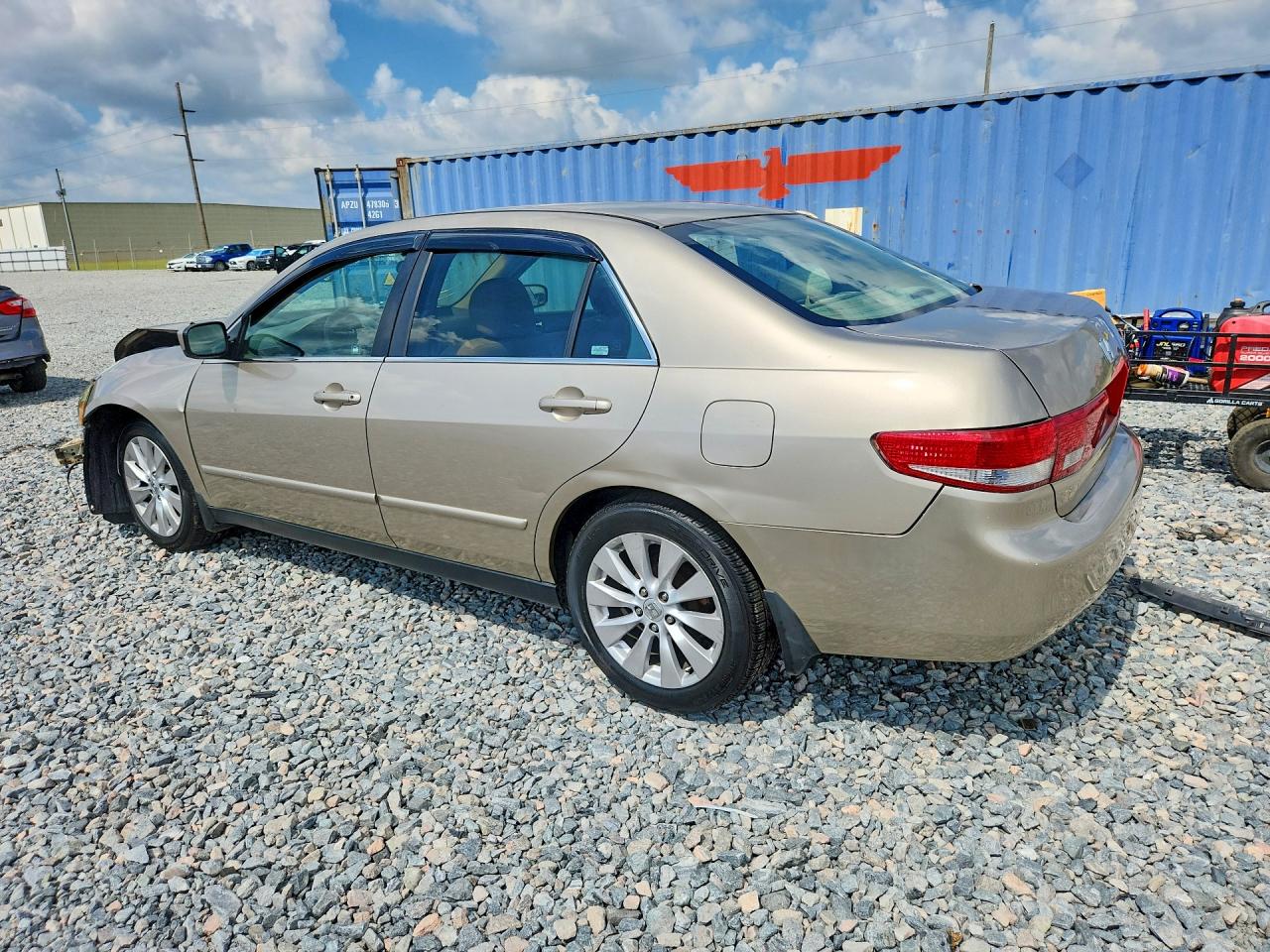 2003 Honda Accord Lx Tan vin: 1HGCM56353A103236