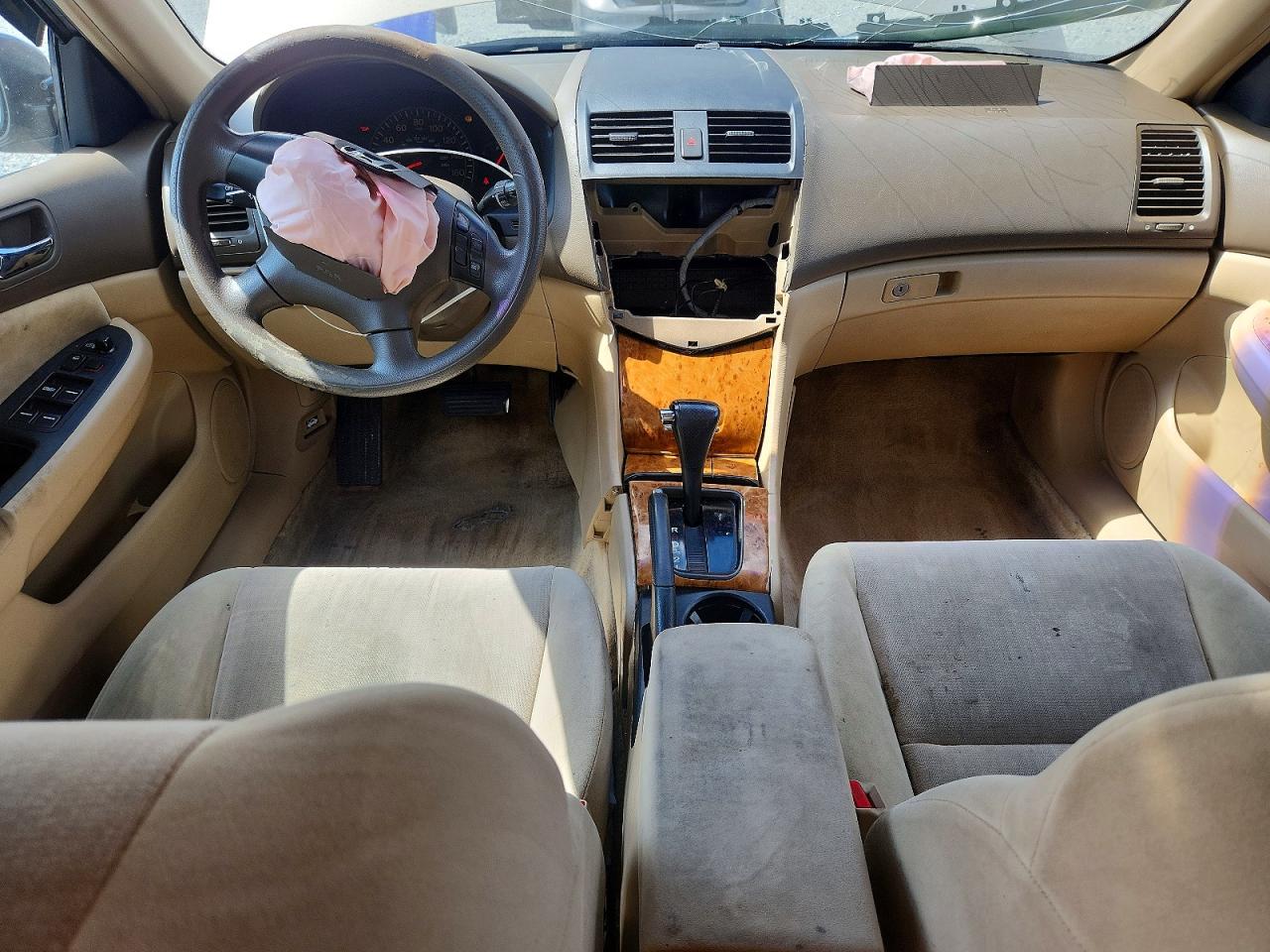 2003 Honda Accord Lx Tan vin: 1HGCM56353A103236