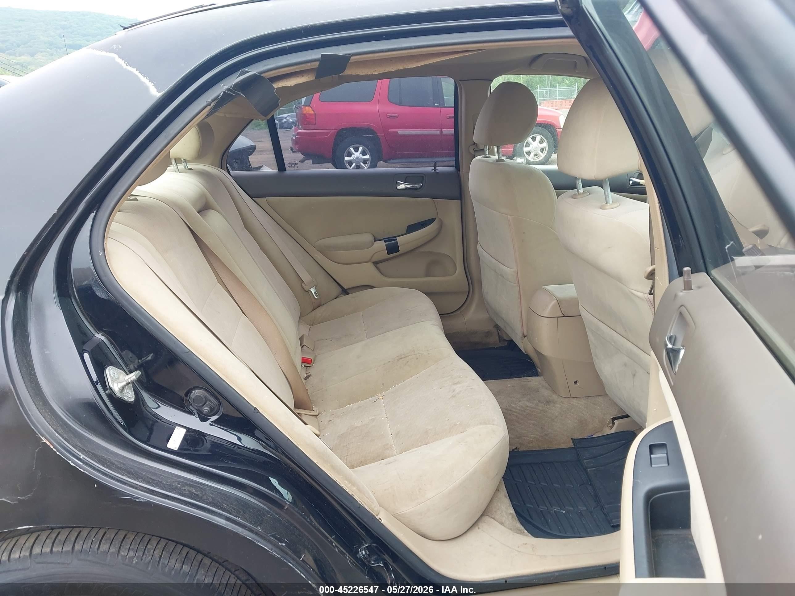 2003 Honda Accord 2.4 Lx Black vin: 1HGCM56353A106556