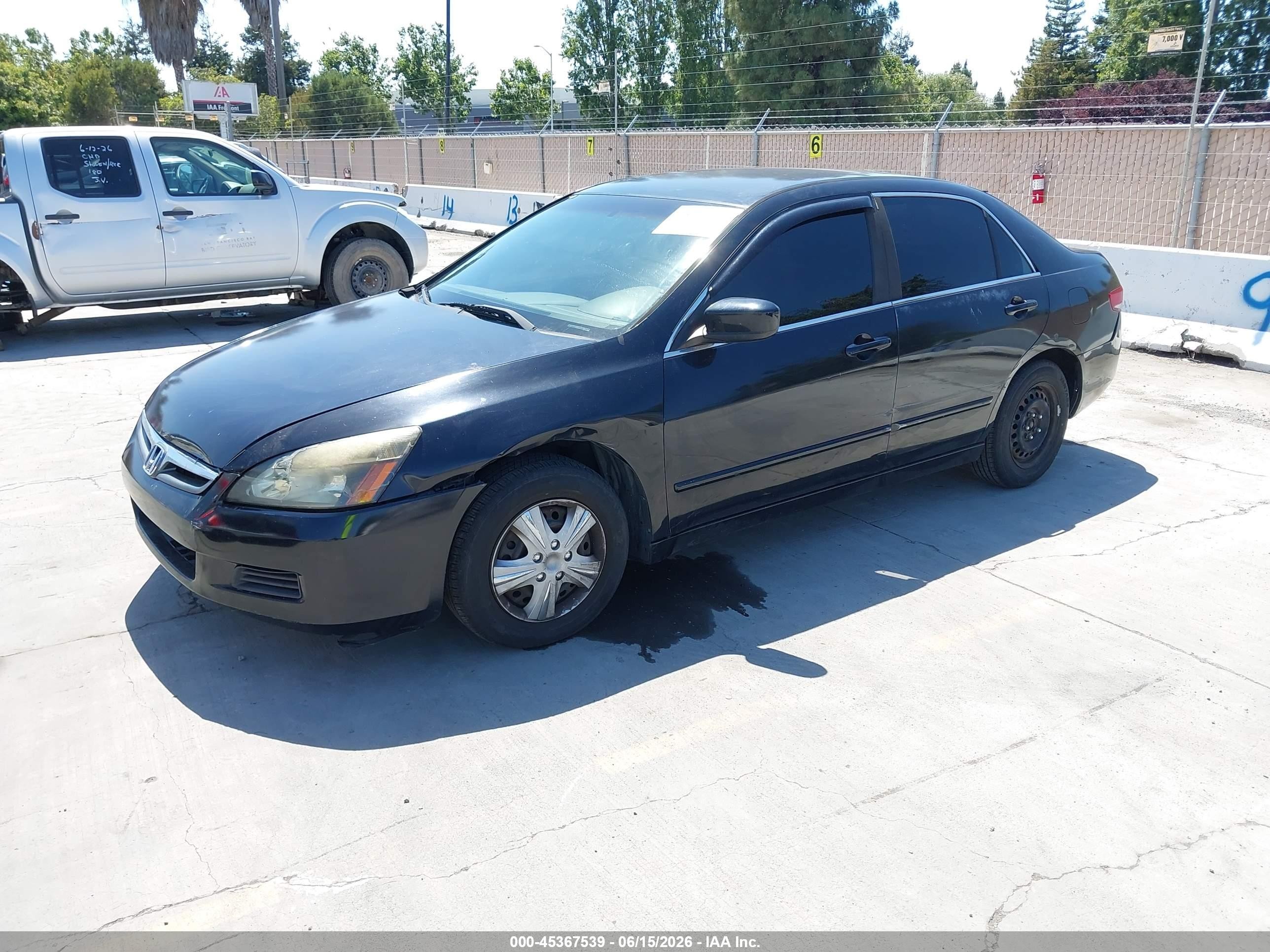 2003 Honda Accord 2.4 Lx Black vin: 1HGCM56353A115550