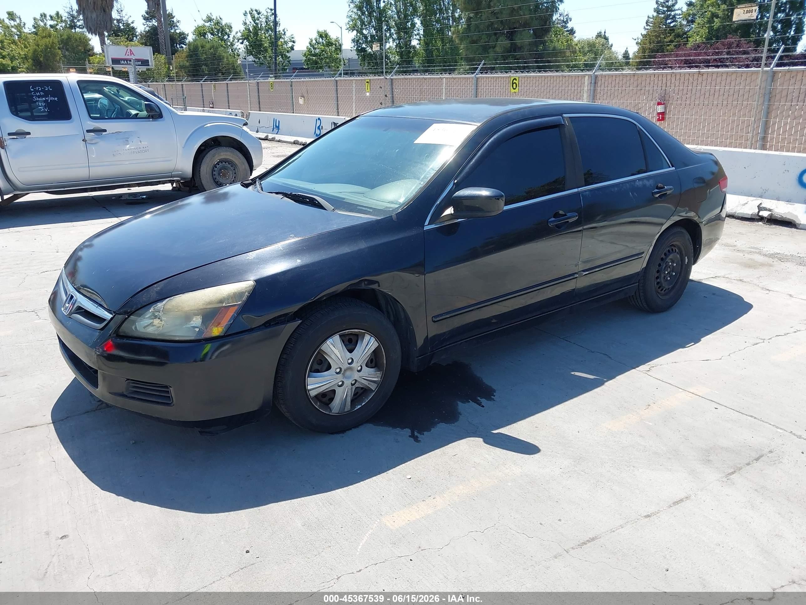 2003 Honda Accord 2.4 Lx Black vin: 1HGCM56353A115550