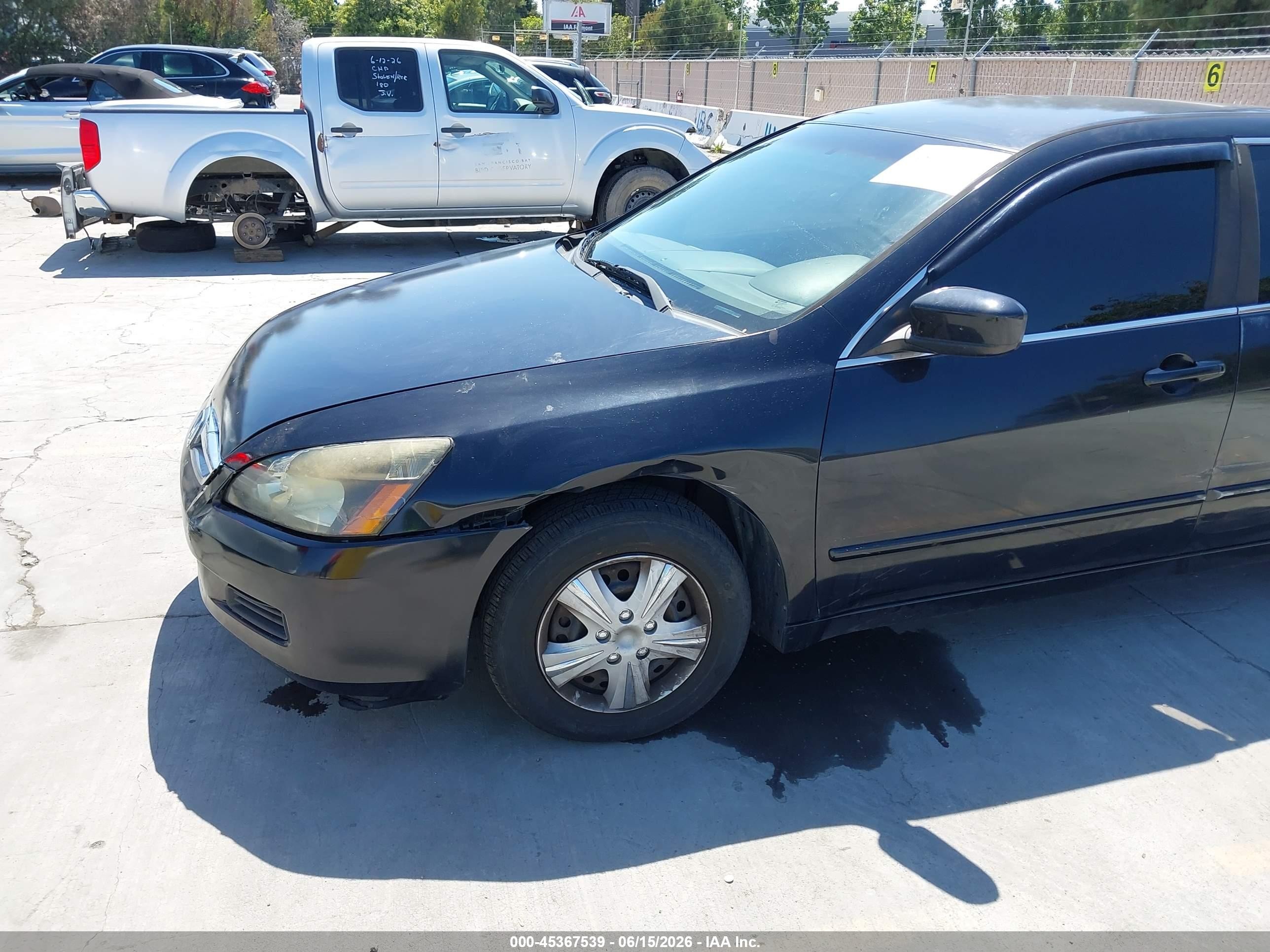 2003 Honda Accord 2.4 Lx Black vin: 1HGCM56353A115550