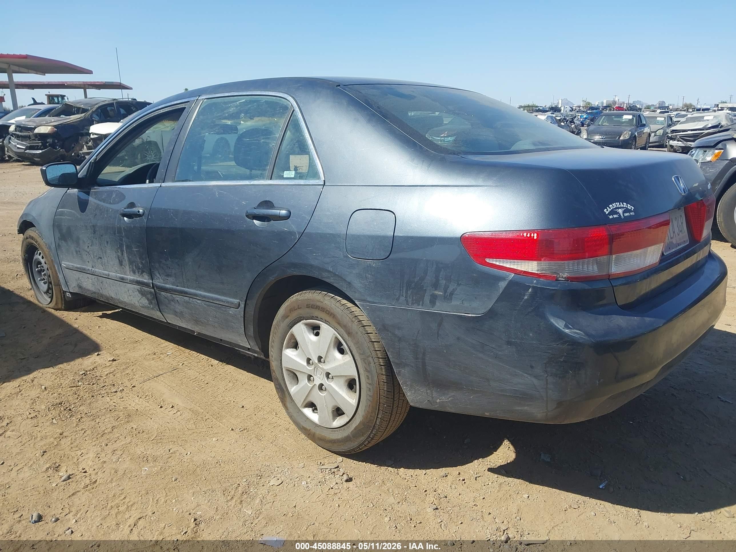 2003 Honda Accord 2.4 Lx Black vin: 1HGCM56353A142523