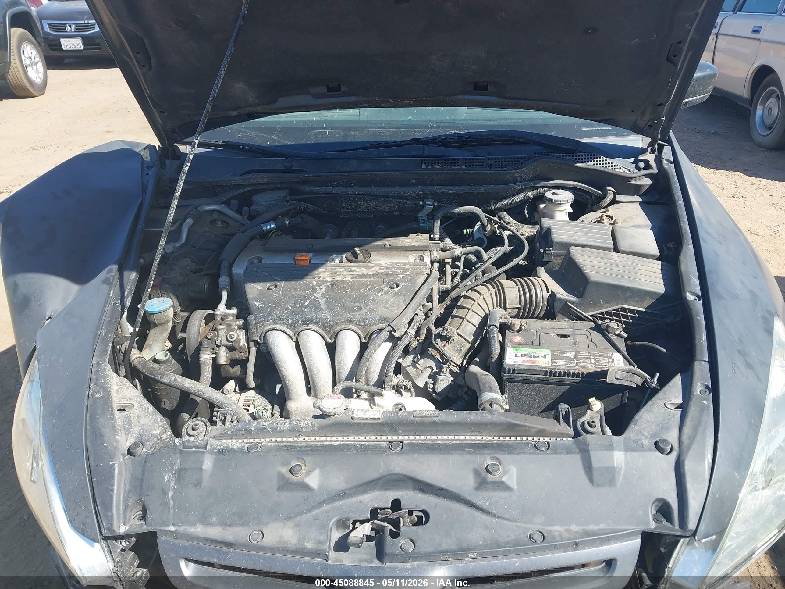 2003 Honda Accord 2.4 Lx Black vin: 1HGCM56353A142523