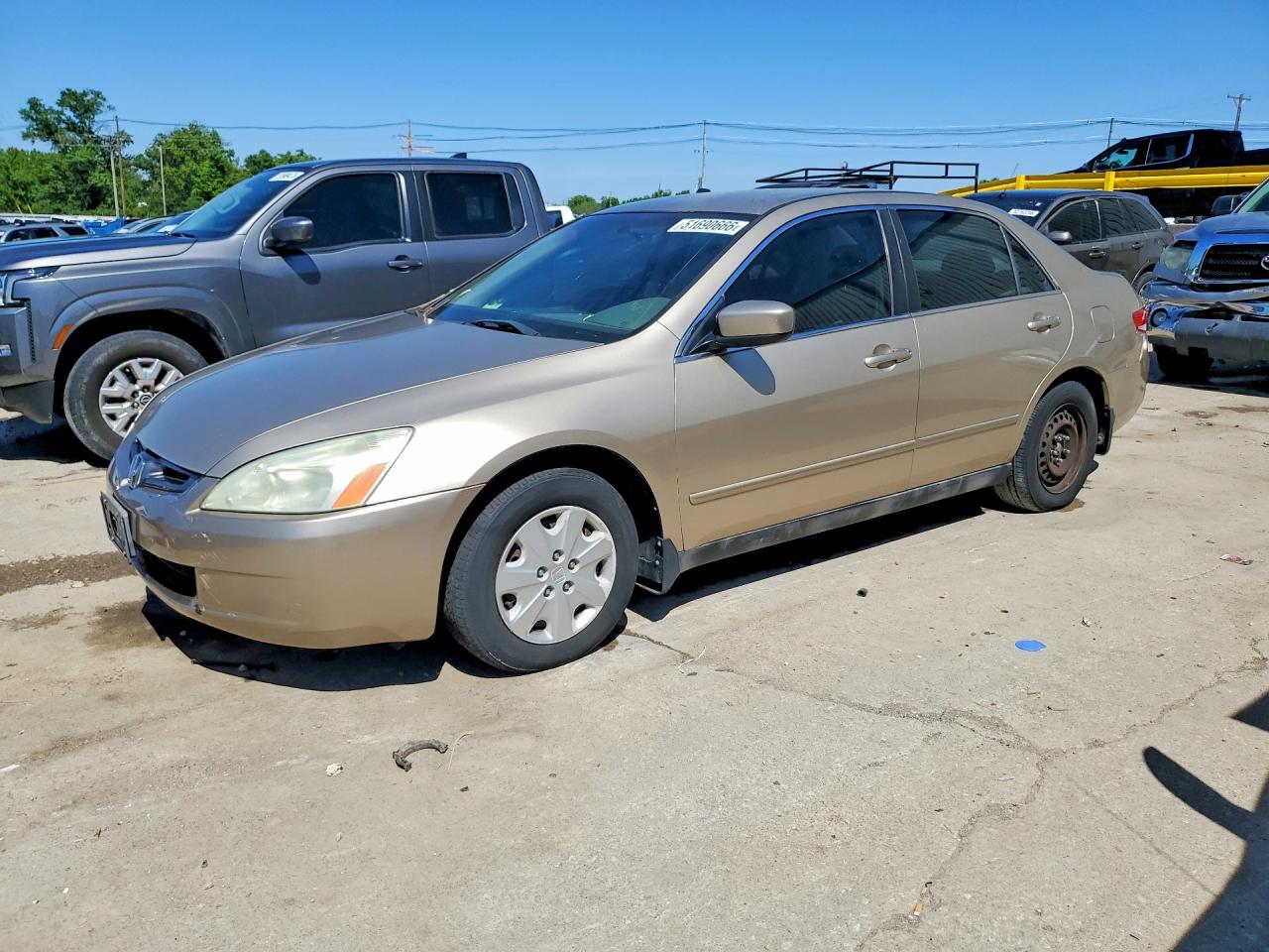 2004 Honda Accord Lx Gold vin: 1HGCM56354A009780