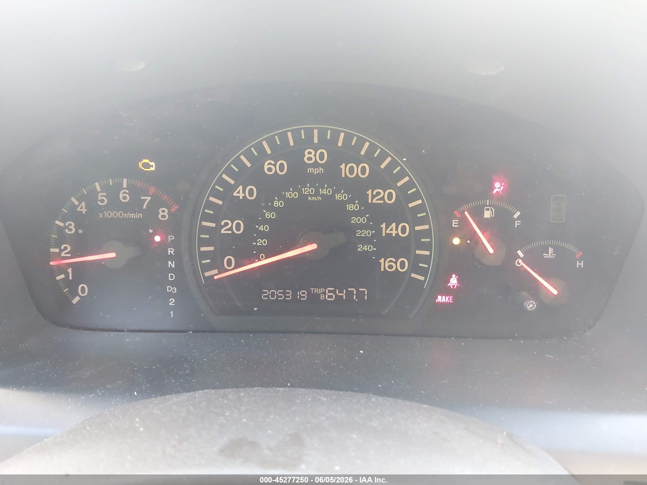 2004 Honda Accord 2.4 Lx Black vin: 1HGCM56354A041449