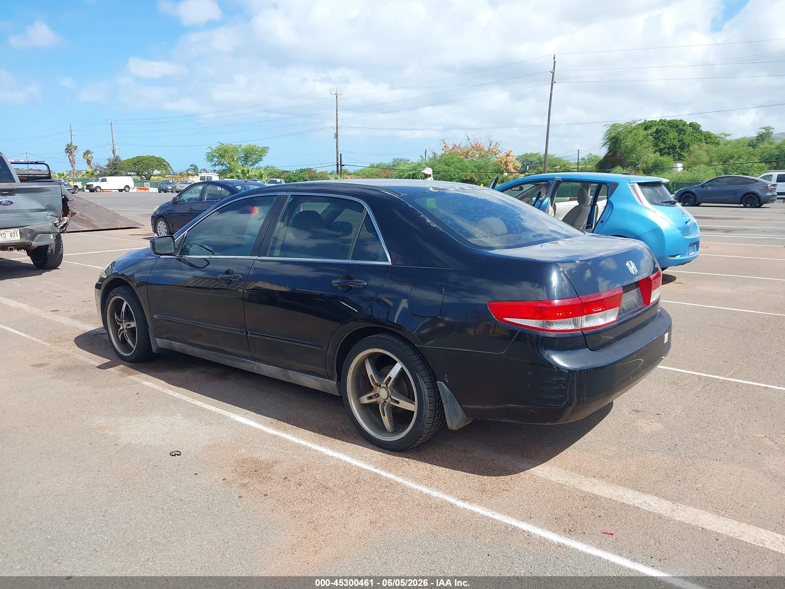 2004 Honda Accord 2.4 Lx Black vin: 1HGCM56354A126503