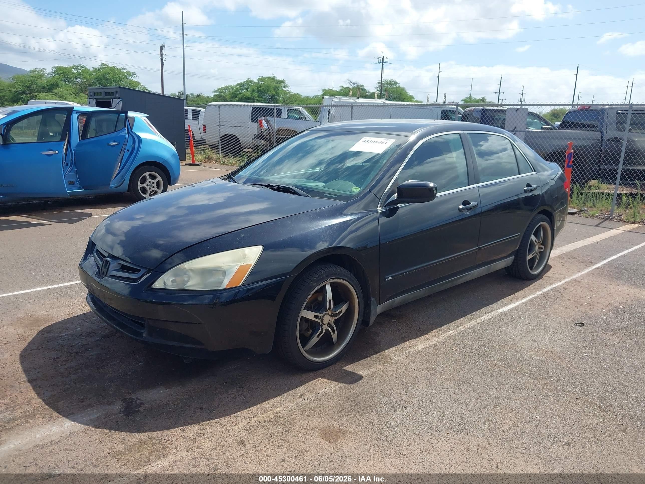 2004 Honda Accord 2.4 Lx Black vin: 1HGCM56354A126503