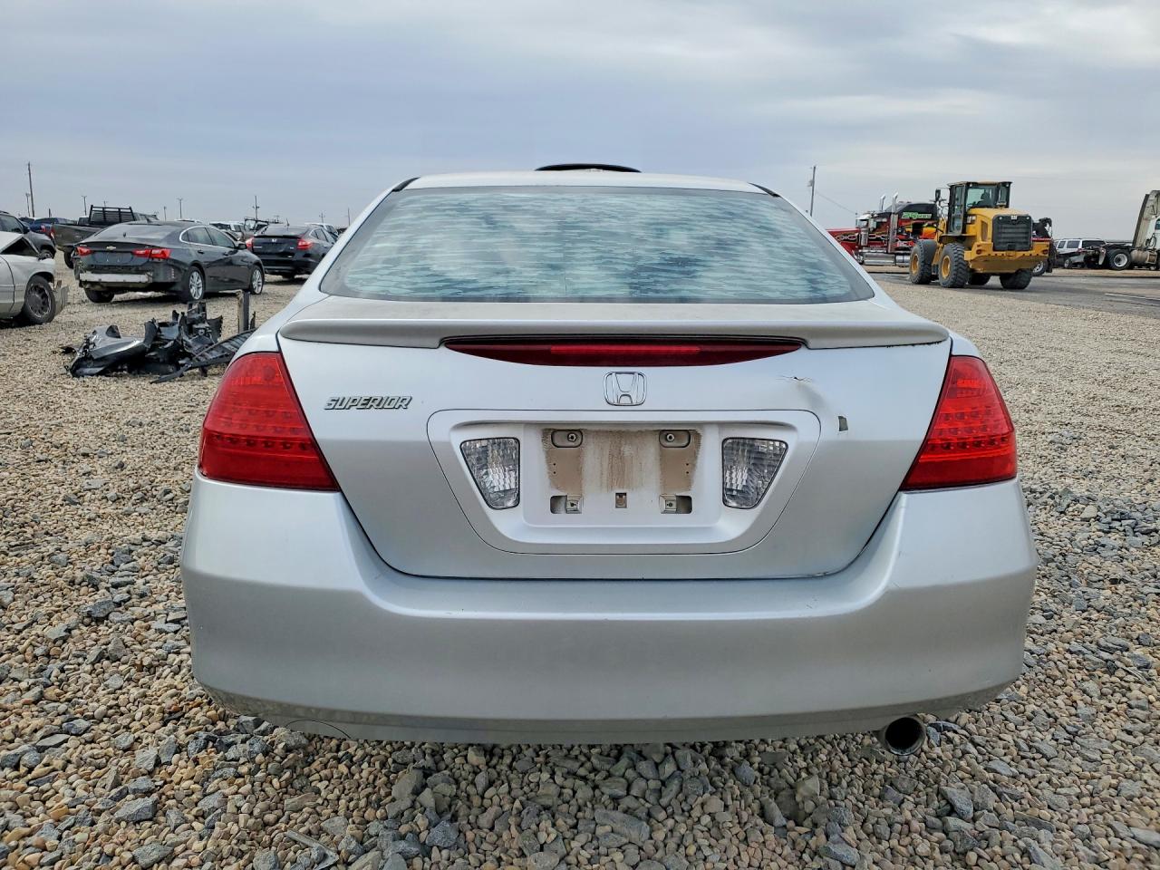 2006 Honda Accord Se Silver vin: 1HGCM56356A013590