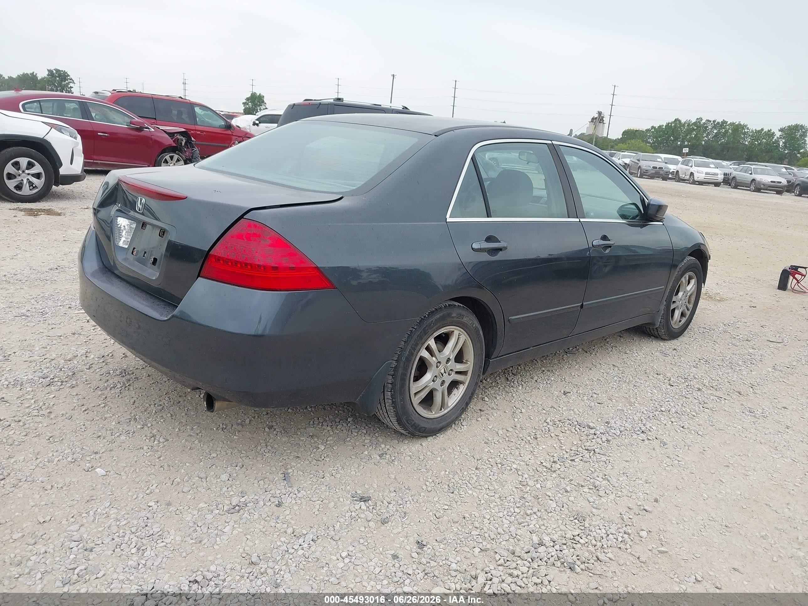 2006 Honda Accord 2.4 Se Dark Blue vin: 1HGCM56356A021494