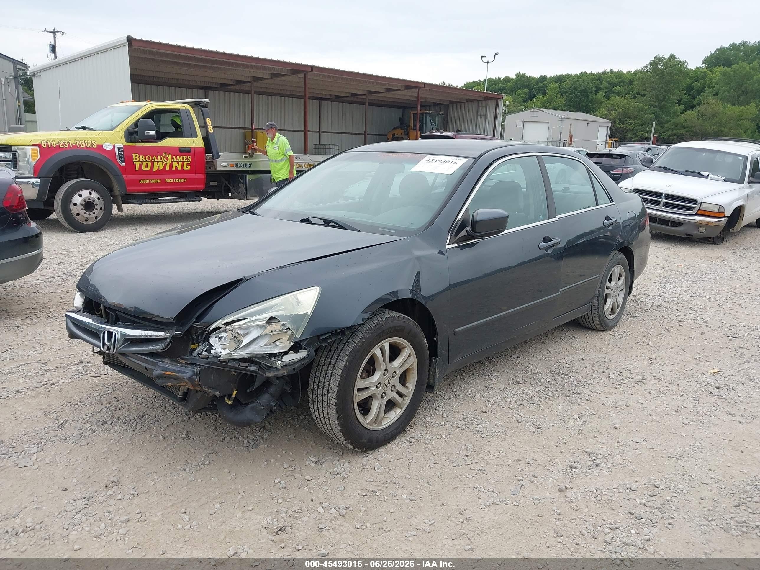 2006 Honda Accord 2.4 Se Dark Blue vin: 1HGCM56356A021494