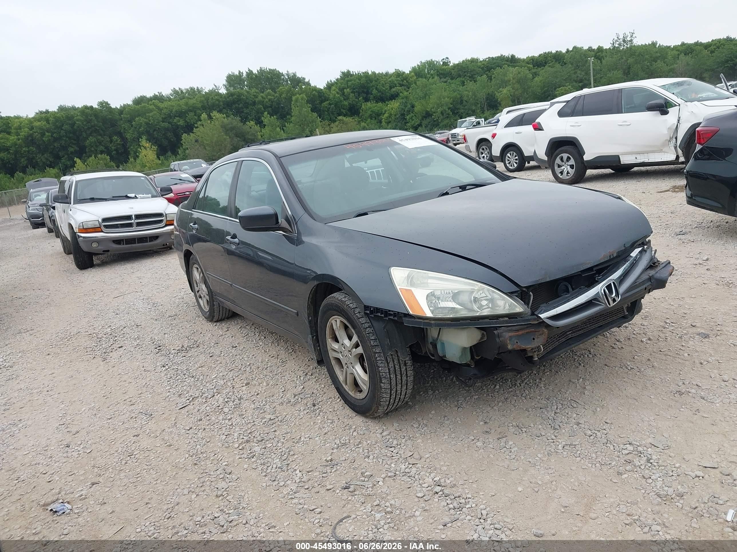 2006 Honda Accord 2.4 Se Dark Blue vin: 1HGCM56356A021494
