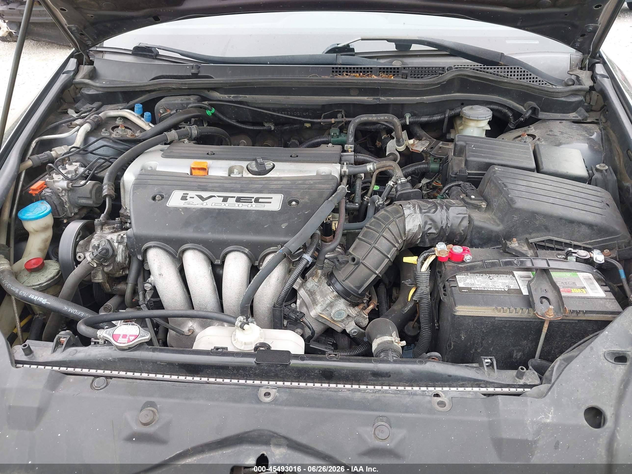 2006 Honda Accord 2.4 Se Dark Blue vin: 1HGCM56356A021494
