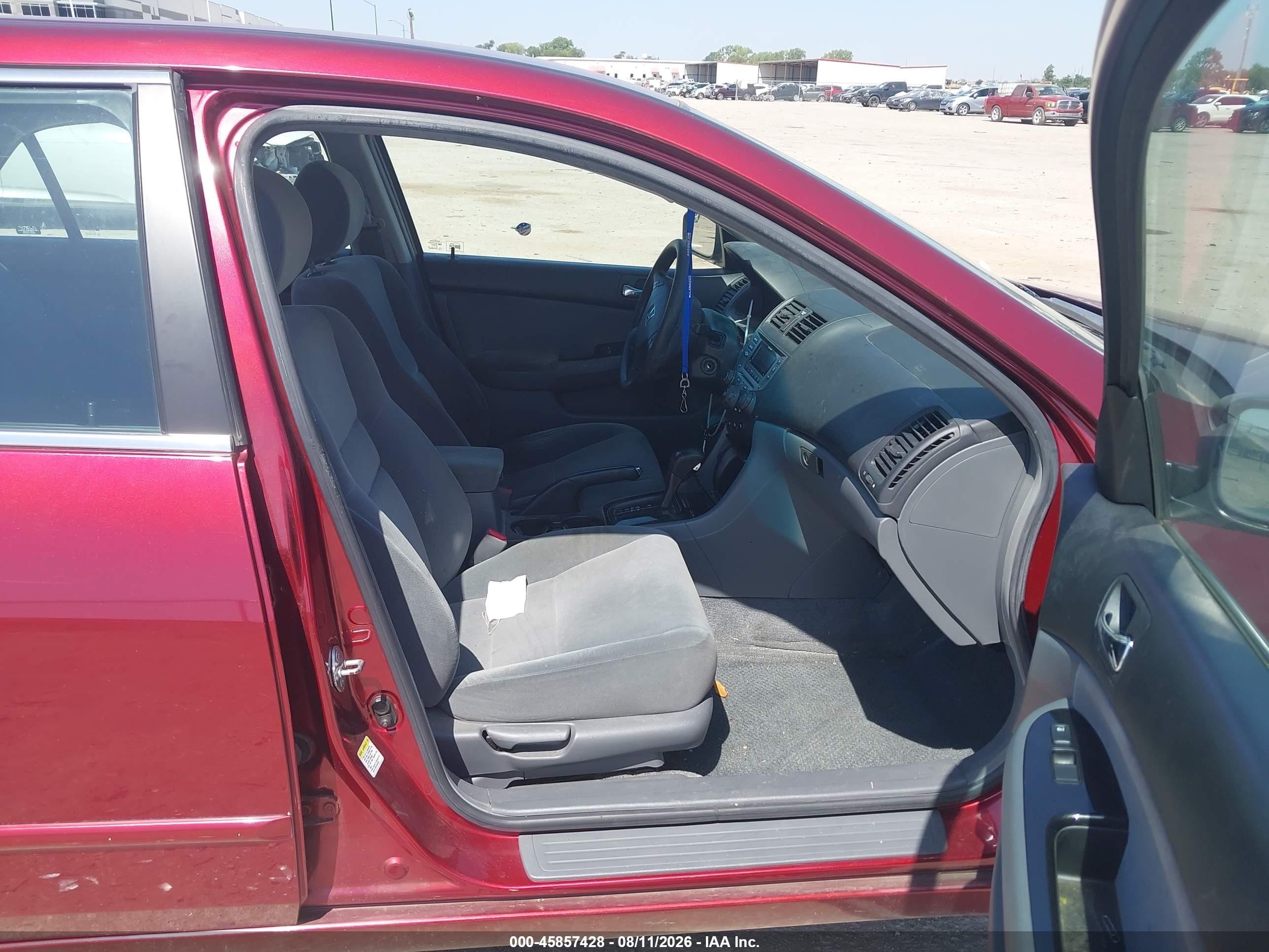 2006 Honda Accord 2.4 Se Red vin: 1HGCM56356A023827