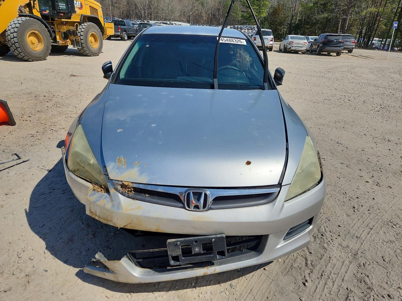 2006 Honda Accord Серебряный vin: 1HGCM56356A076088