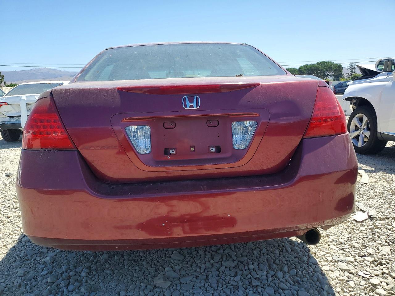 2006 Honda Accord Se Red vin: 1HGCM56356A083476