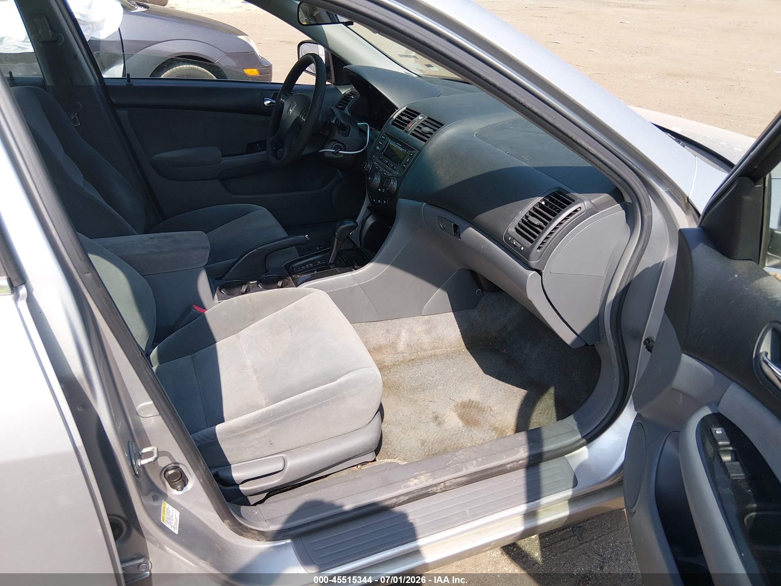 2006 Honda Accord 2.4 Se Silver vin: 1HGCM56356A090816