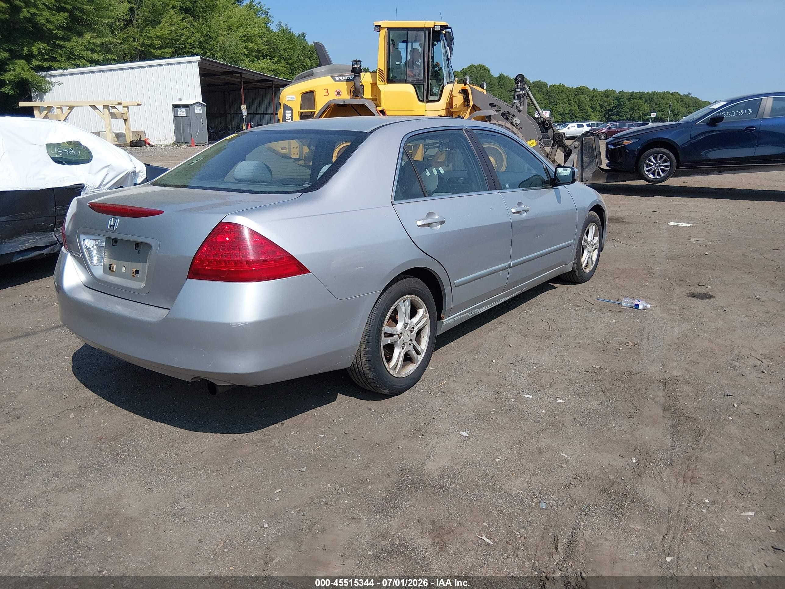 2006 Honda Accord 2.4 Se Silver vin: 1HGCM56356A090816