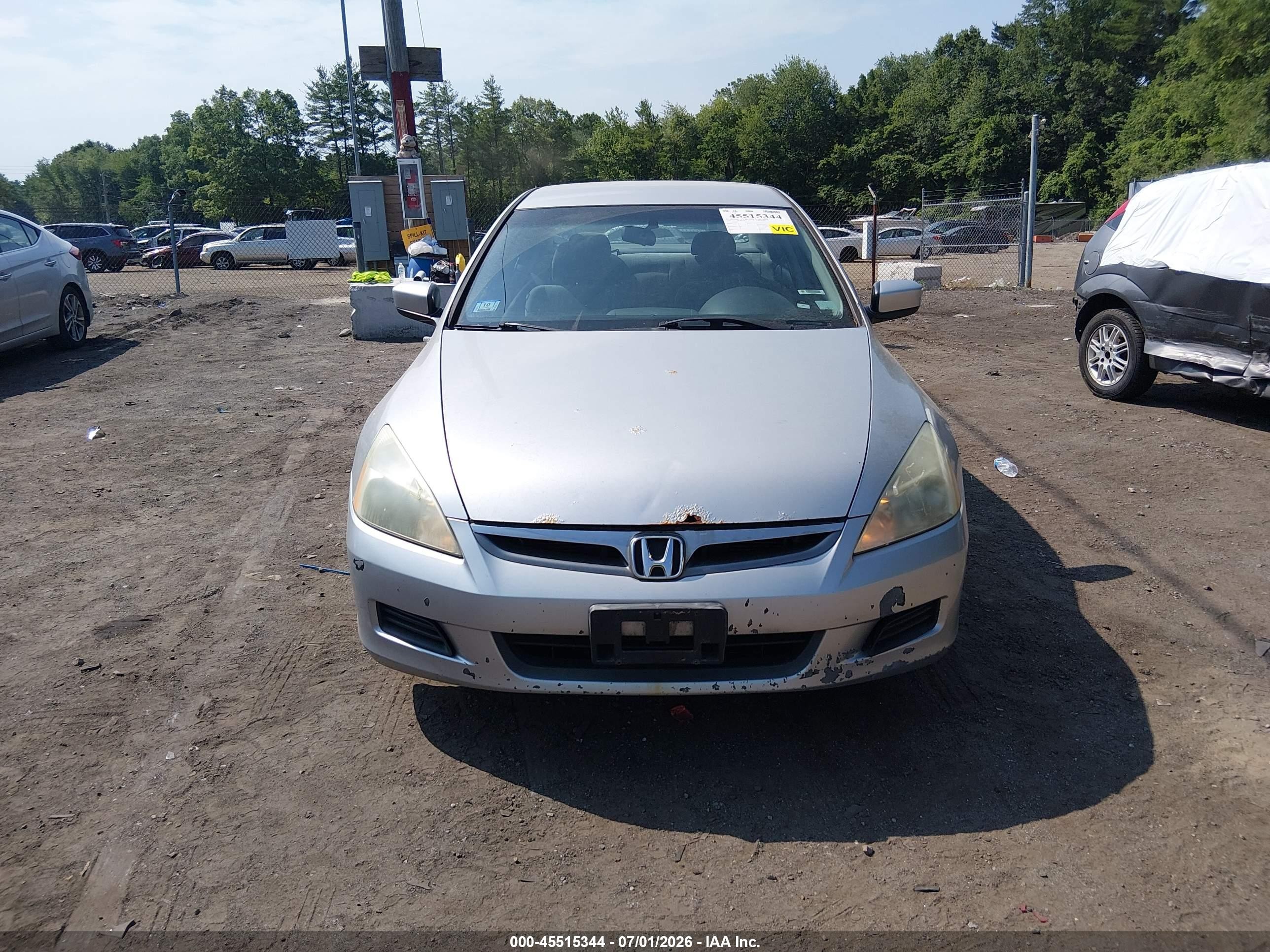 2006 Honda Accord 2.4 Se Silver vin: 1HGCM56356A090816