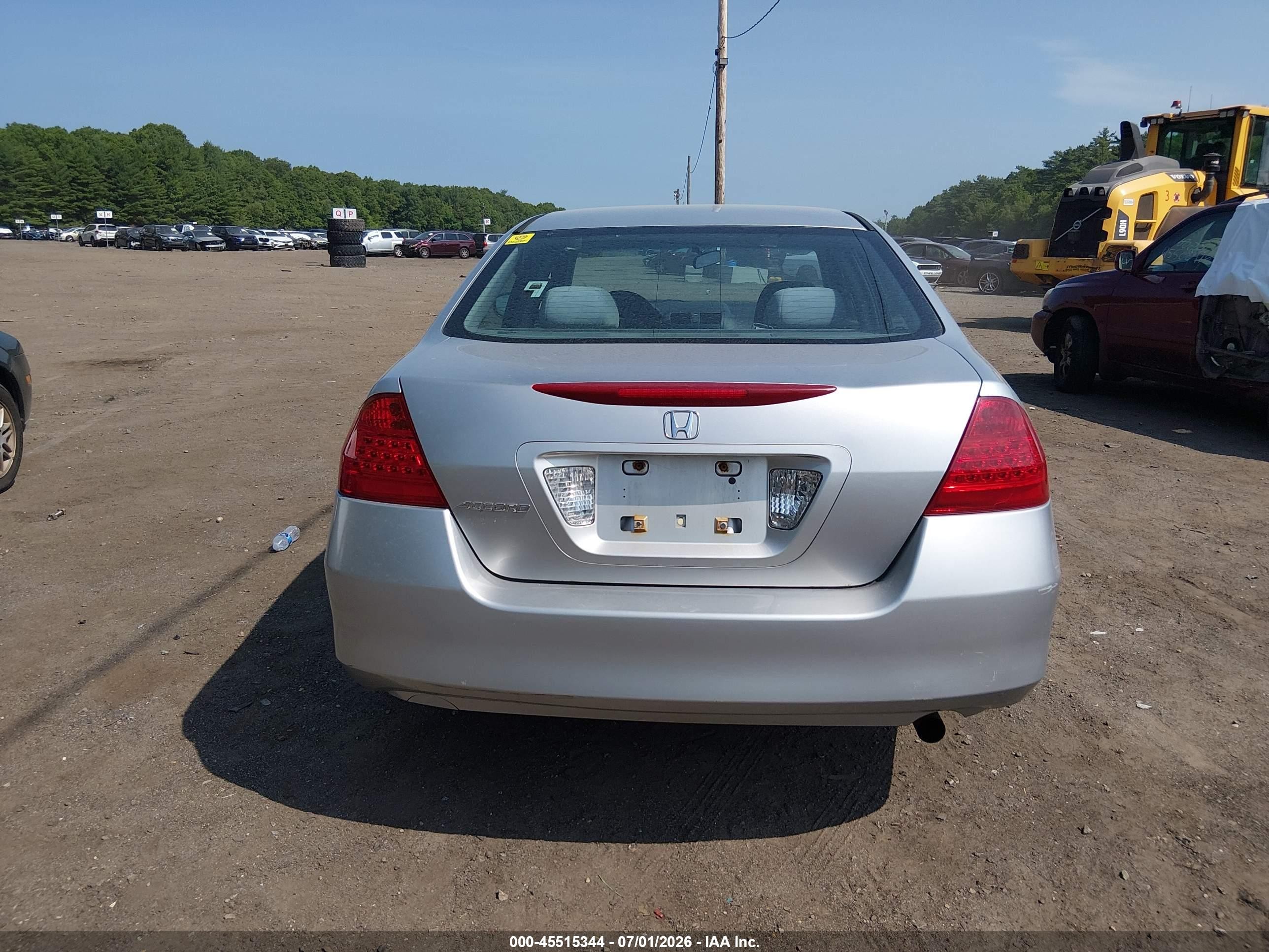 2006 Honda Accord 2.4 Se Silver vin: 1HGCM56356A090816