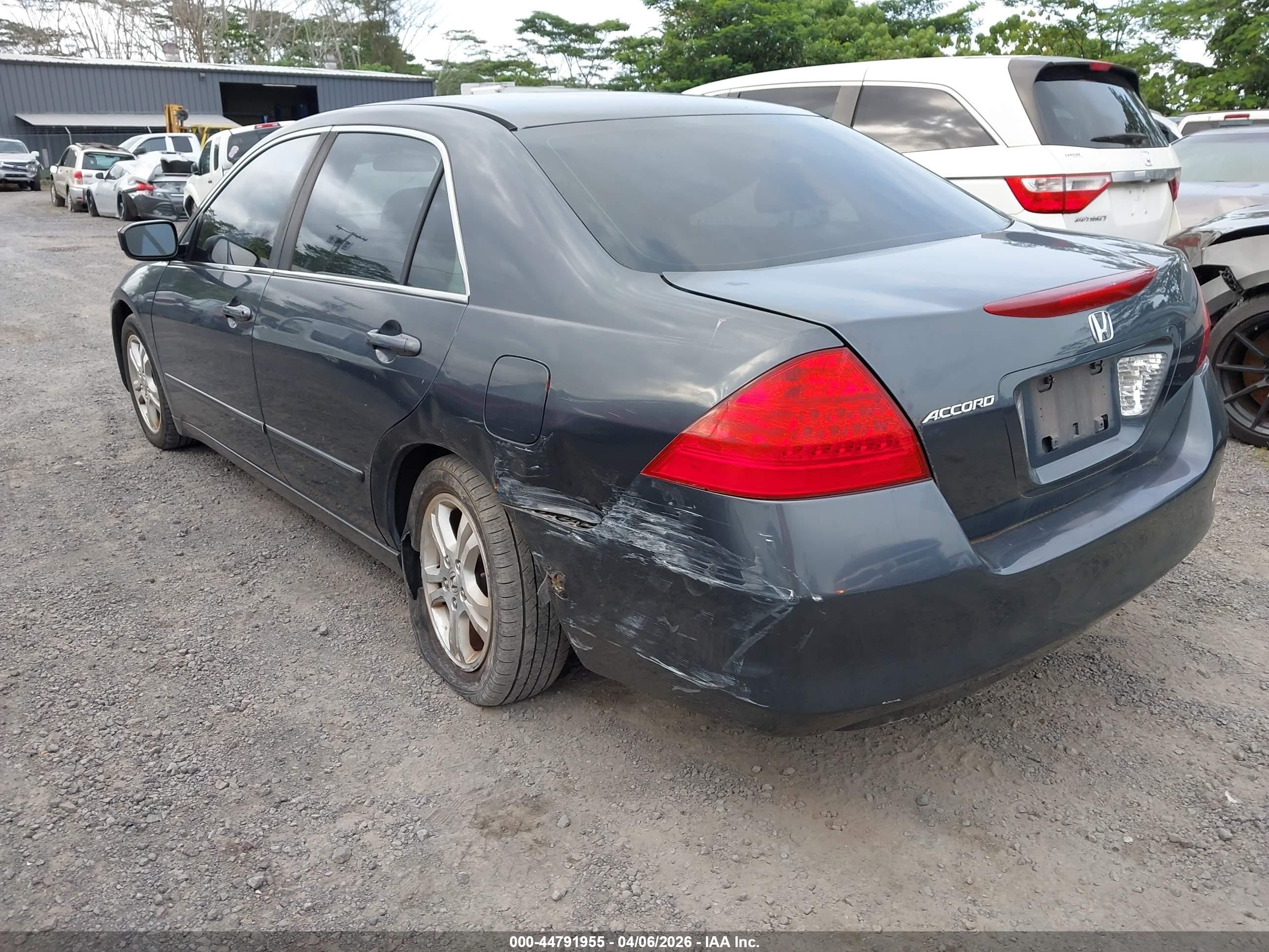 2006 Honda Accord 2.4 Se Dark Blue vin: 1HGCM56356A113415