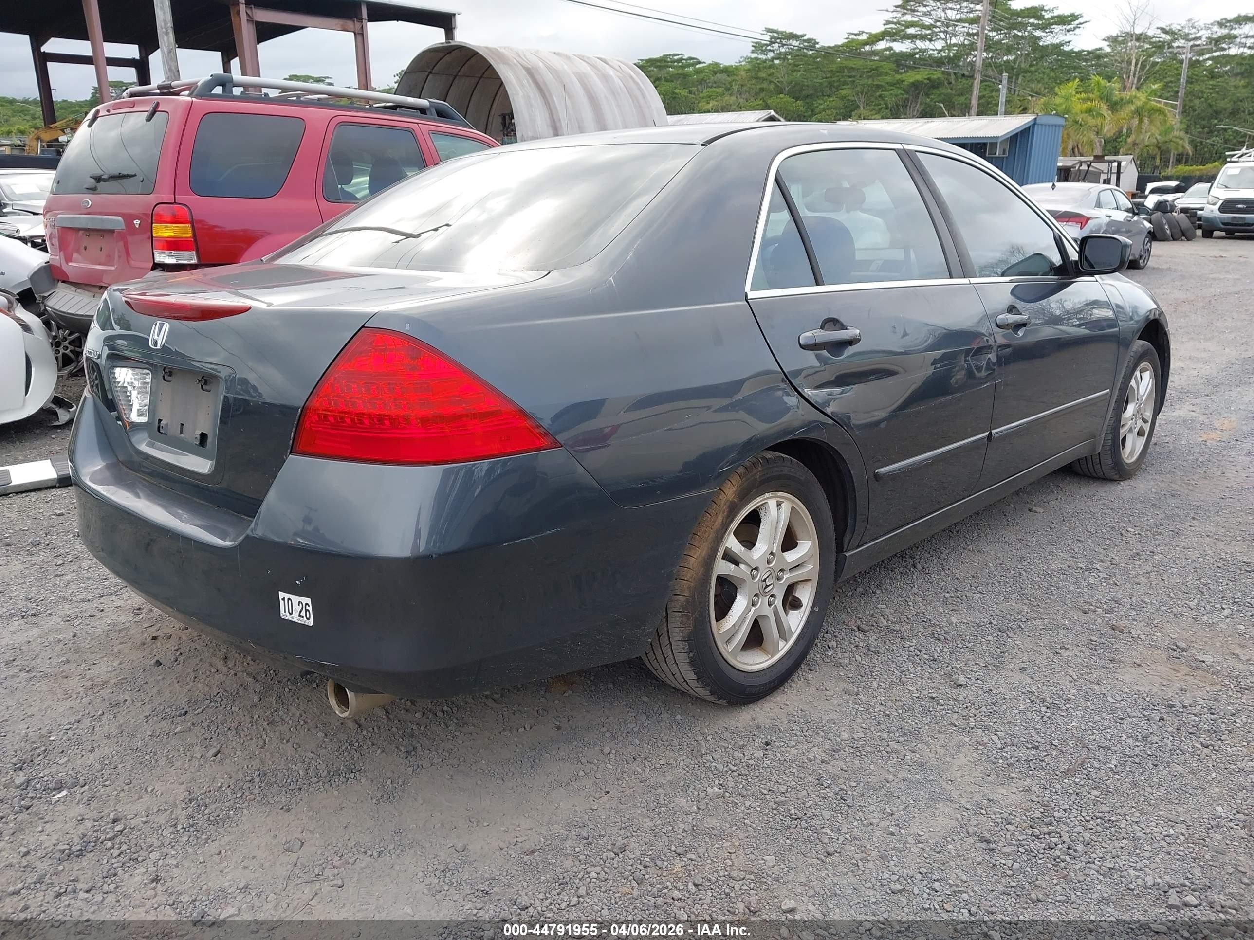 2006 Honda Accord 2.4 Se Dark Blue vin: 1HGCM56356A113415
