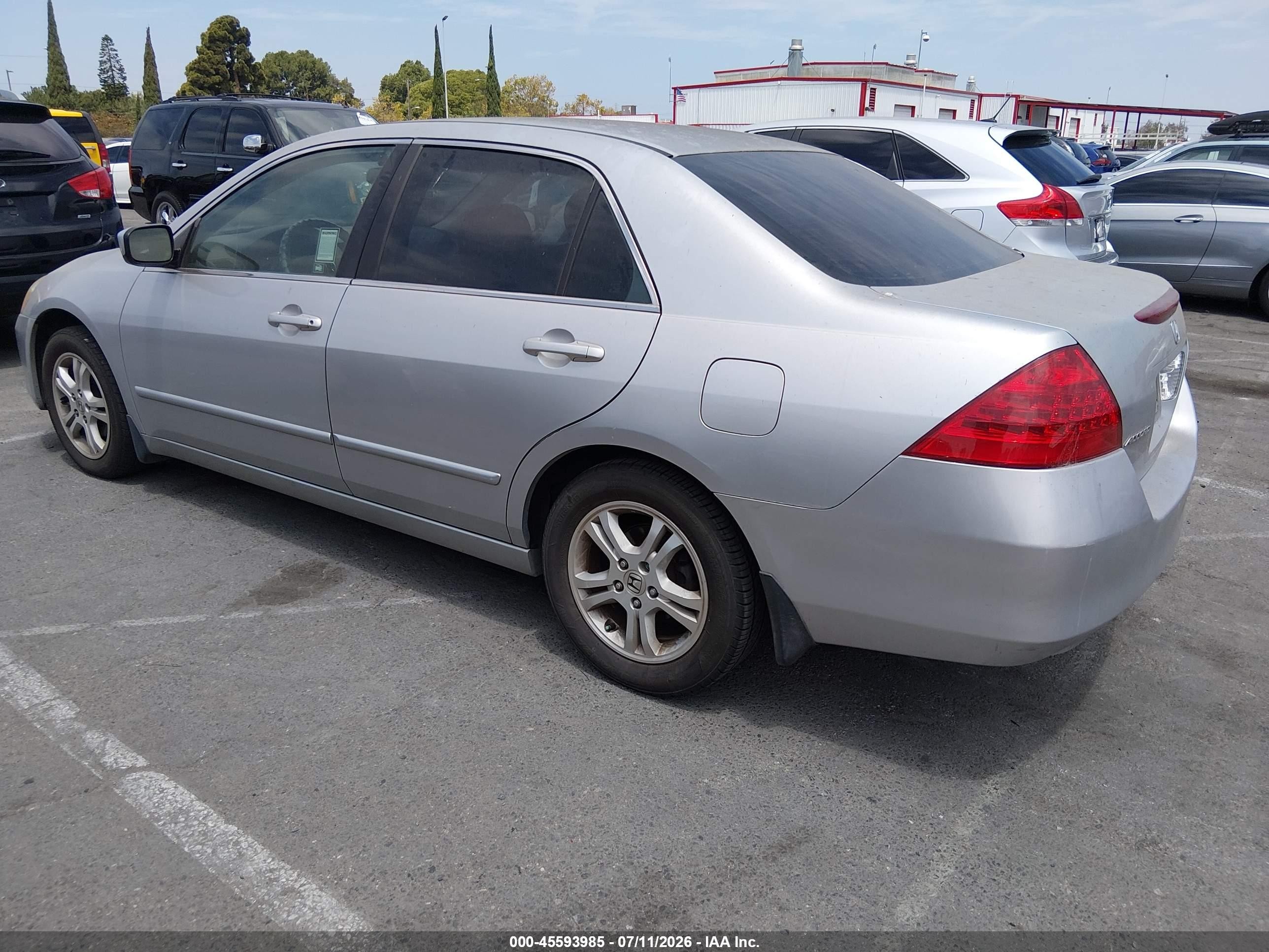 2006 Honda Accord 2.4 Se Gray vin: 1HGCM56356A119389