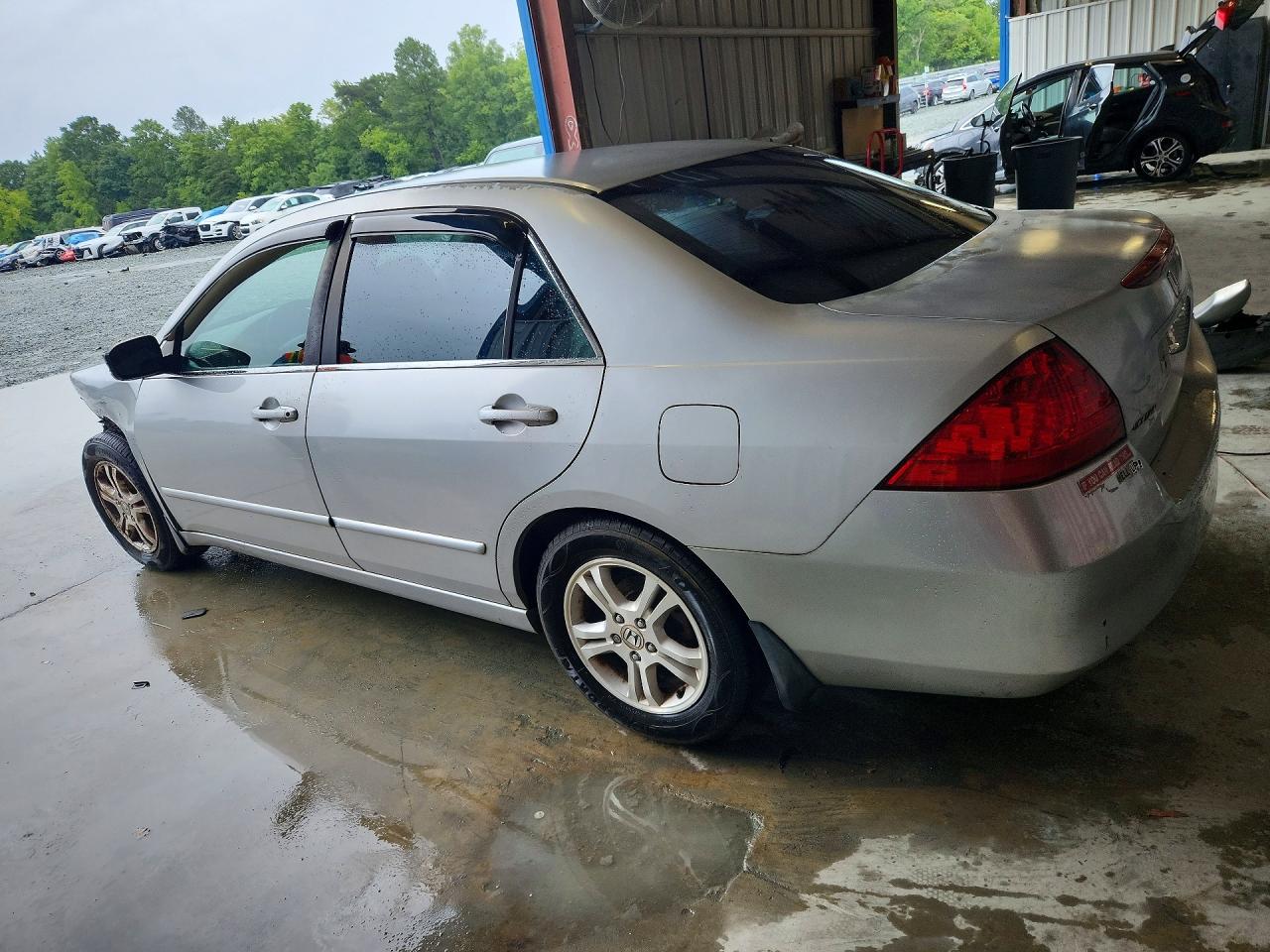 2006 Honda Accord Se Silver vin: 1HGCM56356A160623