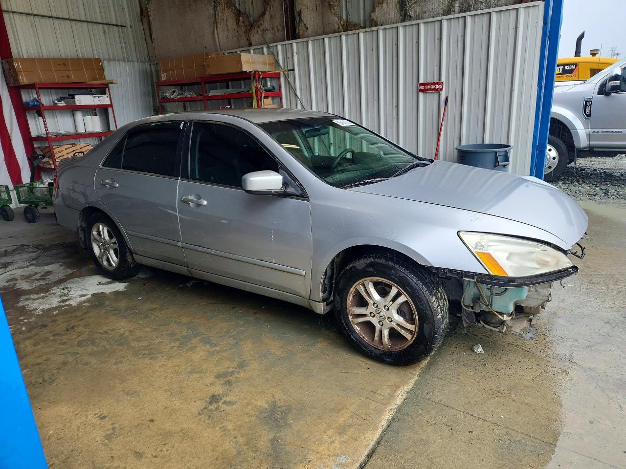 2006 Honda Accord Se Silver vin: 1HGCM56356A160623