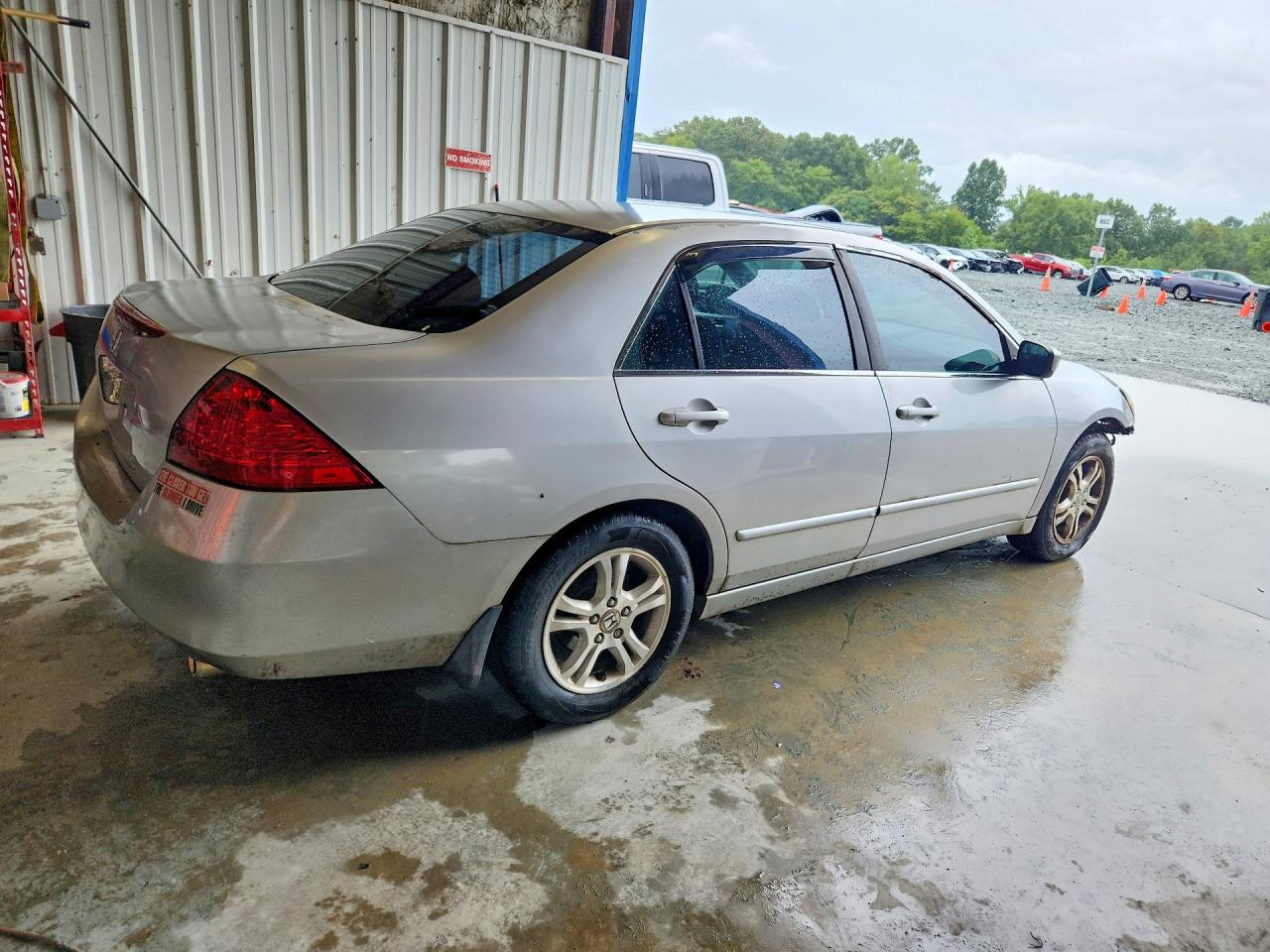 2006 Honda Accord Se Silver vin: 1HGCM56356A160623