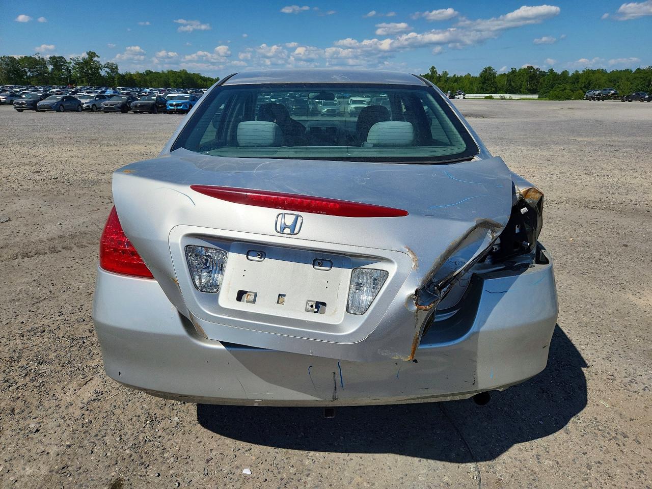 2006 Honda Accord Se Silver vin: 1HGCM56356A166647