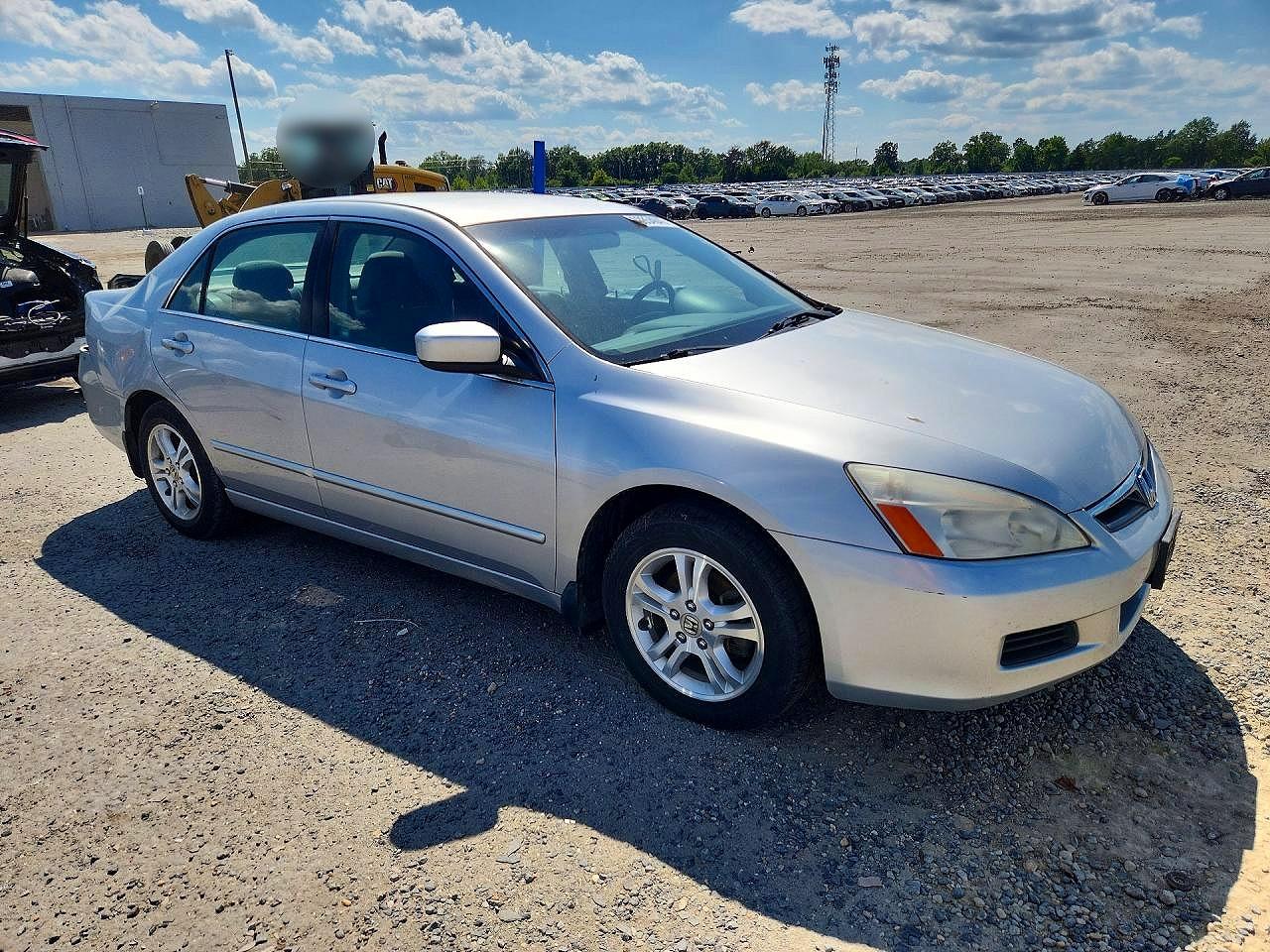 2006 Honda Accord Se Silver vin: 1HGCM56356A166647