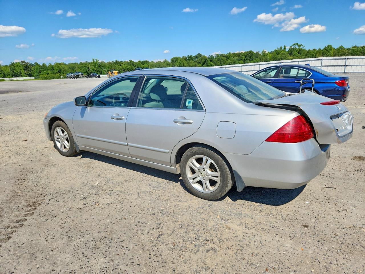 2006 Honda Accord Se Silver vin: 1HGCM56356A166647