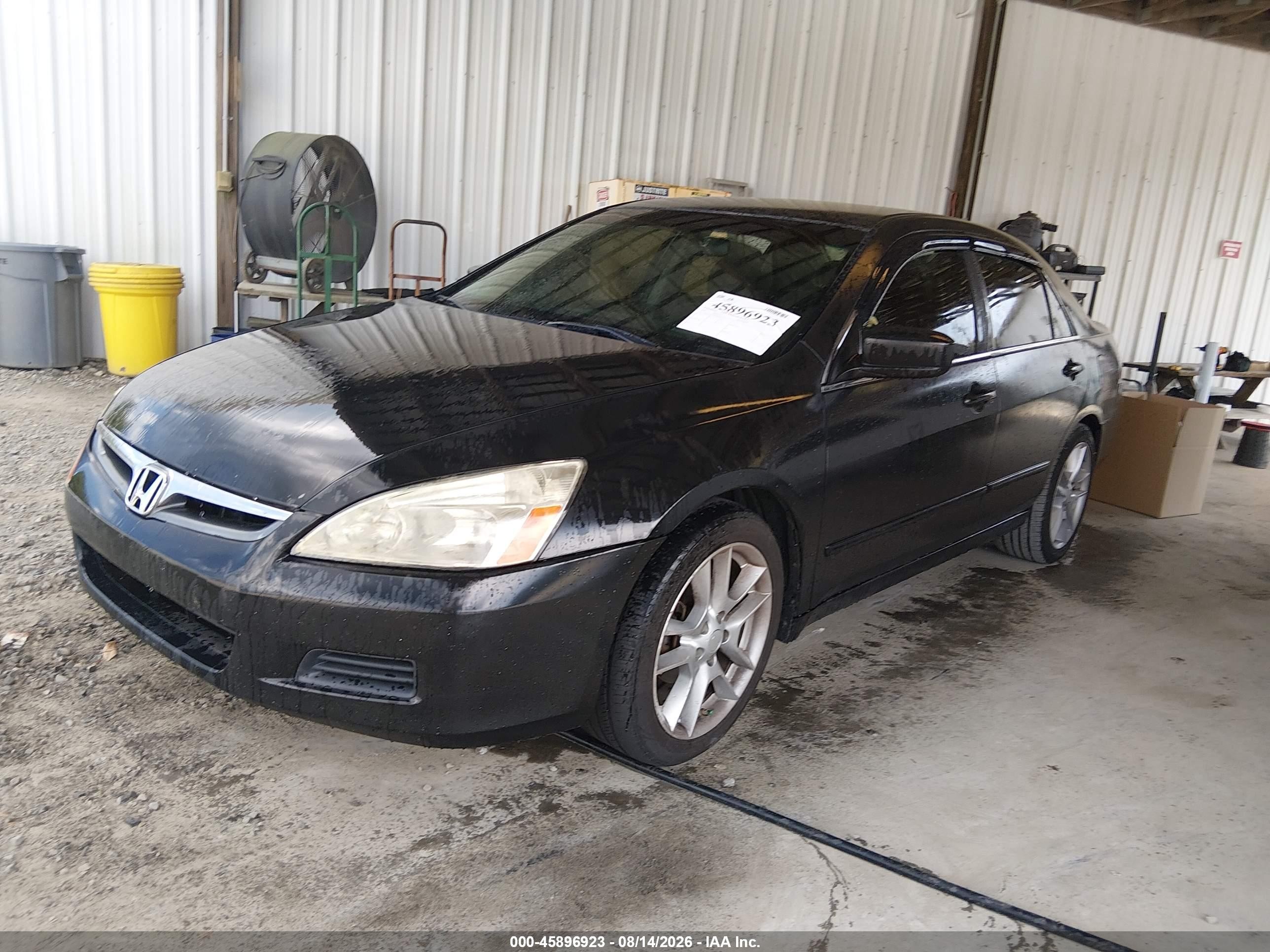 2006 Honda Accord 2.4 Se Black vin: 1HGCM56356A173890