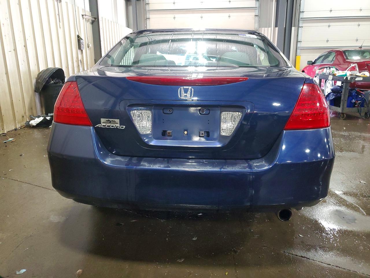2006 Honda Accord Se Blue vin: 1HGCM56356A178622