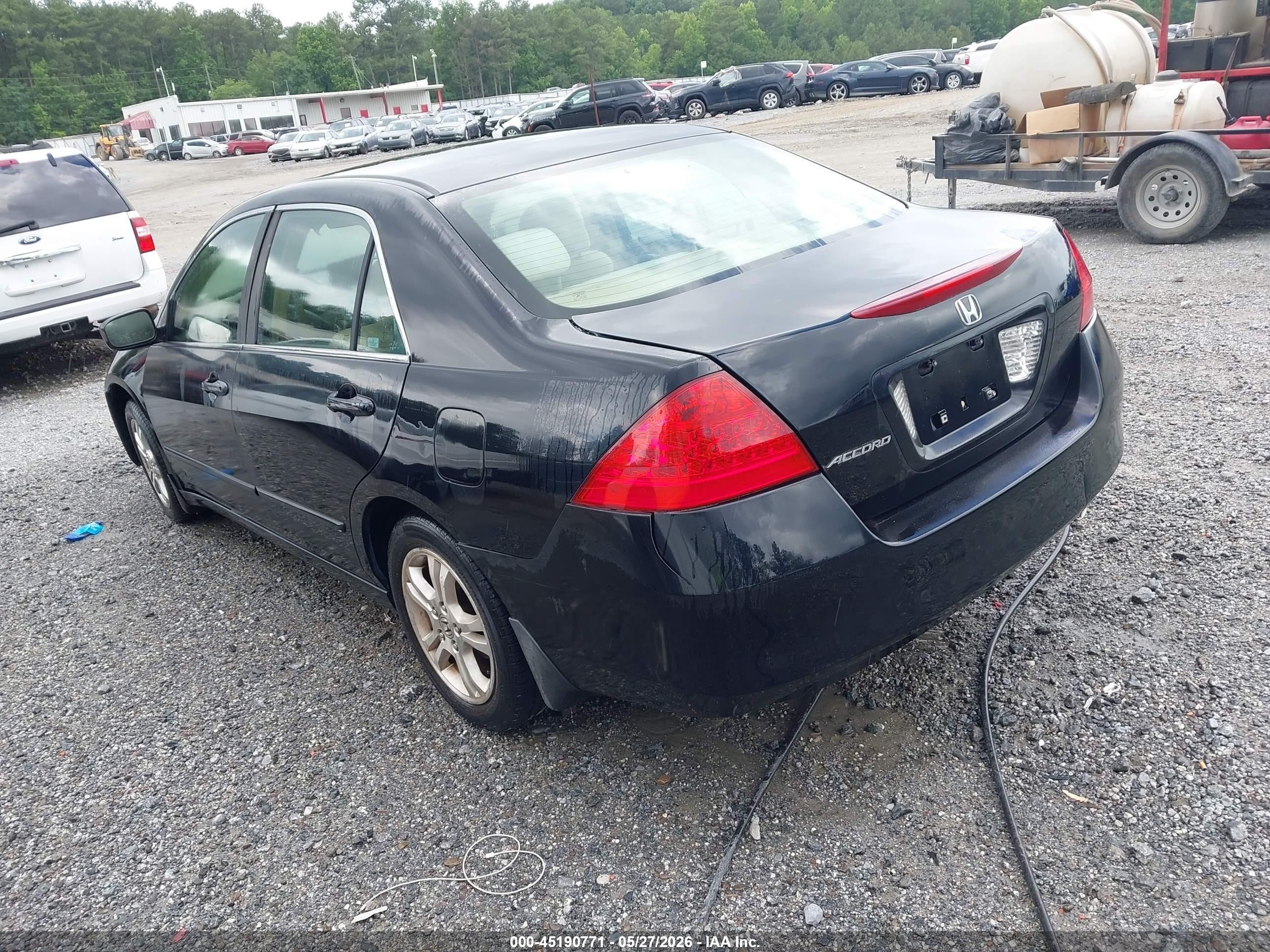 2006 Honda Accord 2.4 Se Black vin: 1HGCM56356A179463