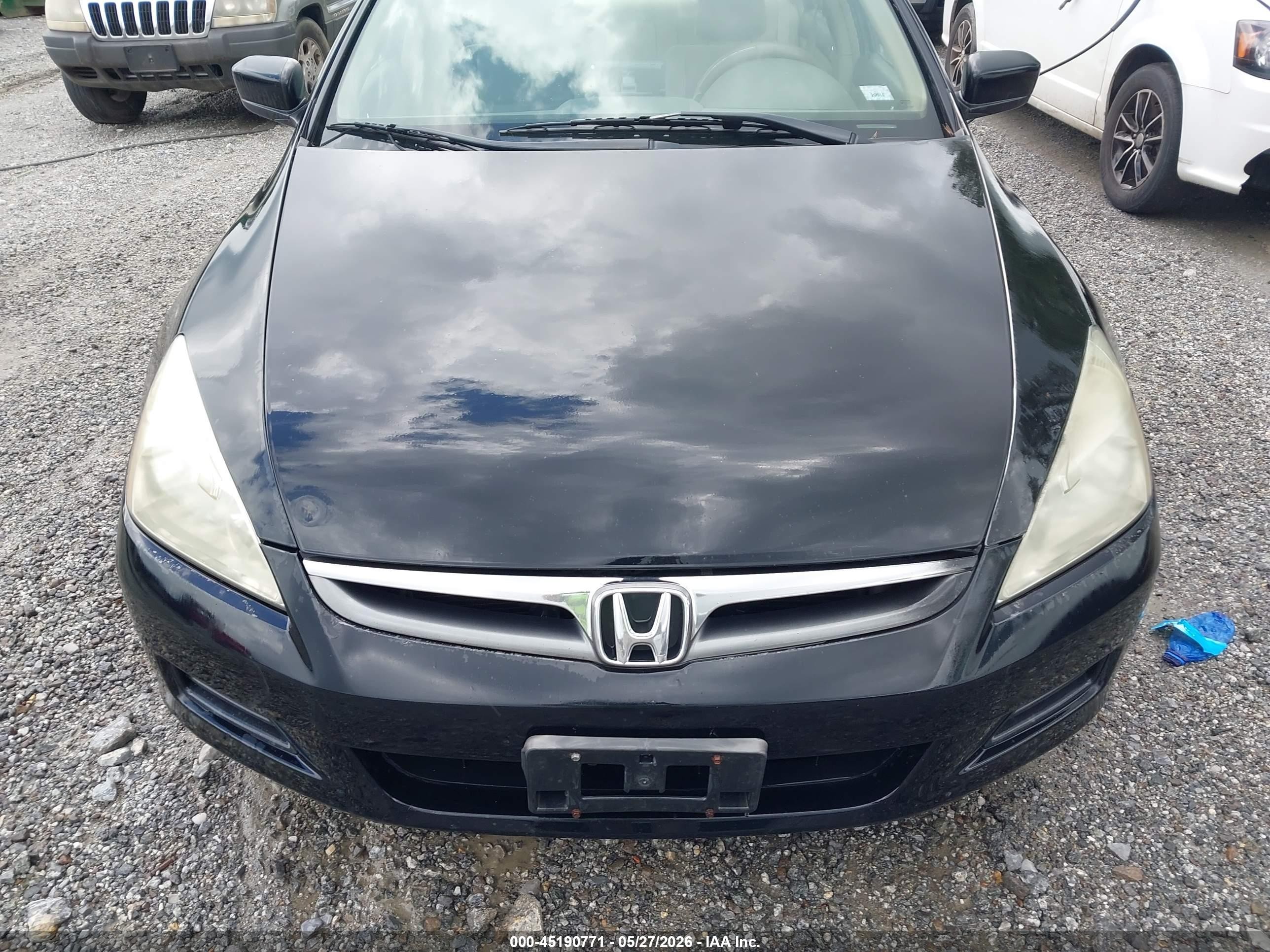 2006 Honda Accord 2.4 Se Black vin: 1HGCM56356A179463