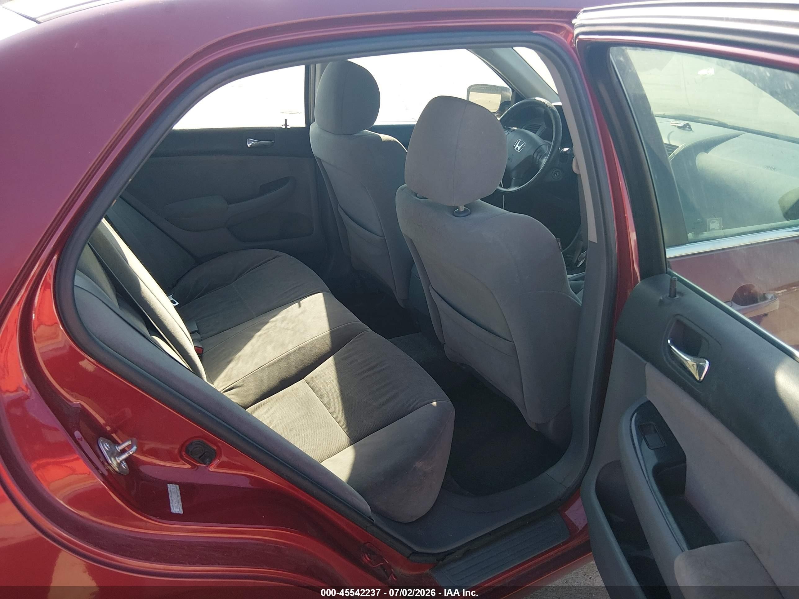 2007 Honda Accord 2.4 Se Red vin: 1HGCM56357A008424