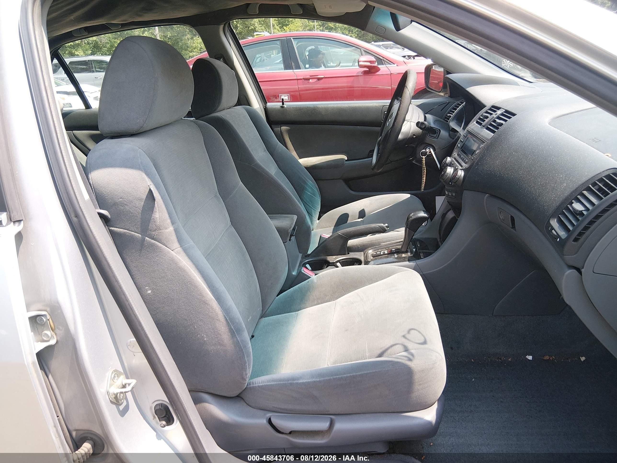 2007 Honda Accord 2.4 Se Silver vin: 1HGCM56357A033503