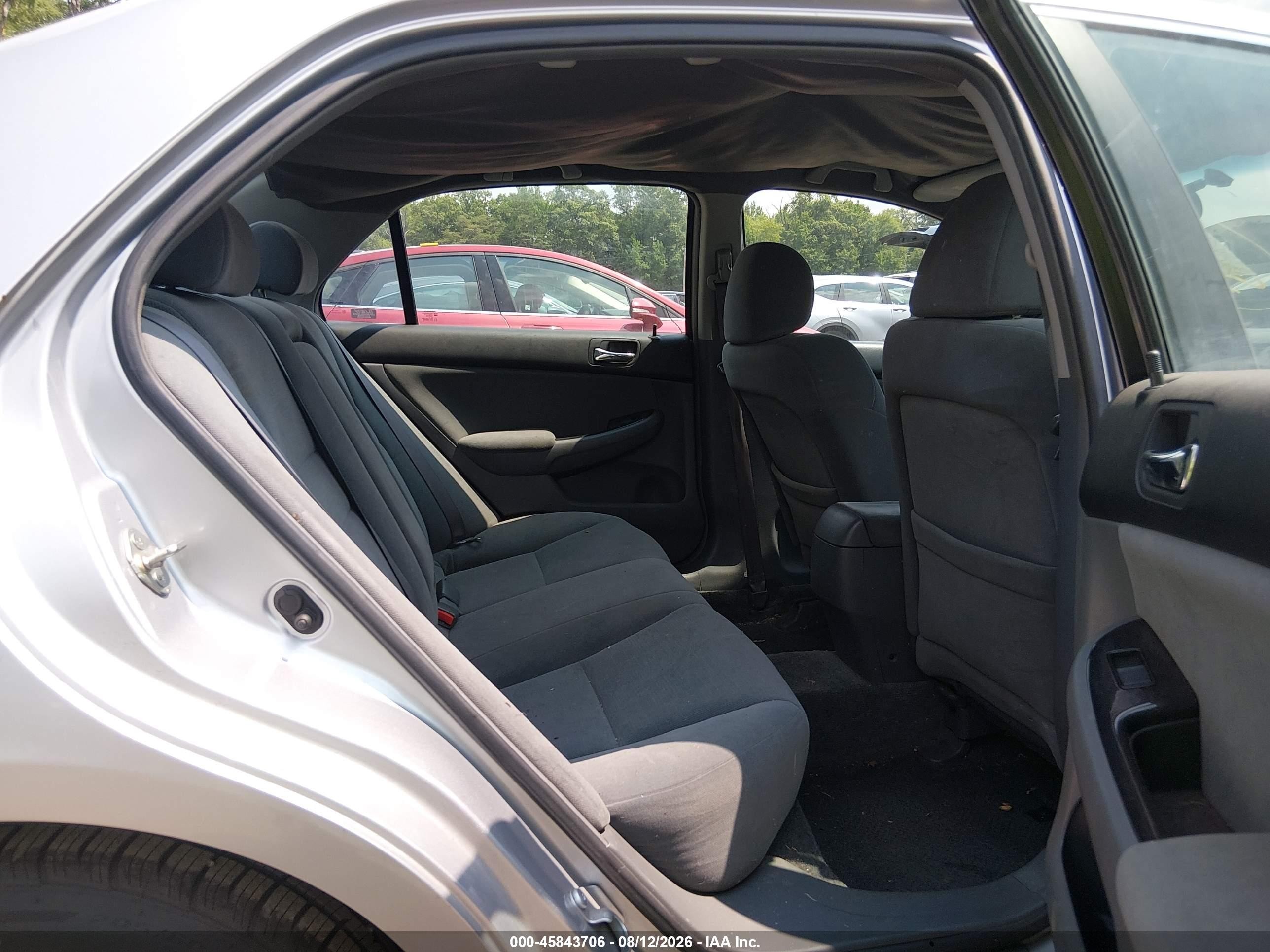 2007 Honda Accord 2.4 Se Silver vin: 1HGCM56357A033503